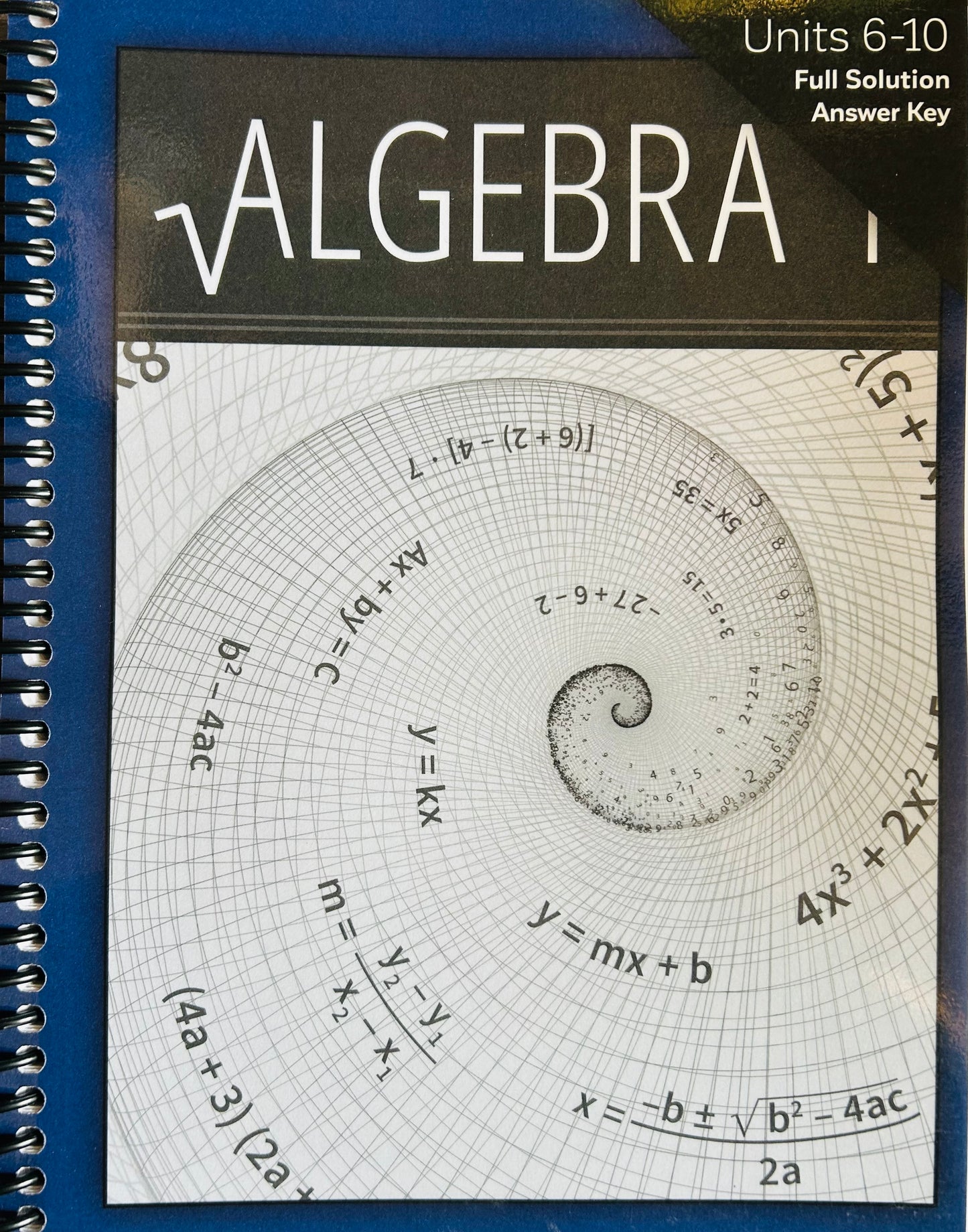 CLE Algebra 1 Answer Key: Units 6-10