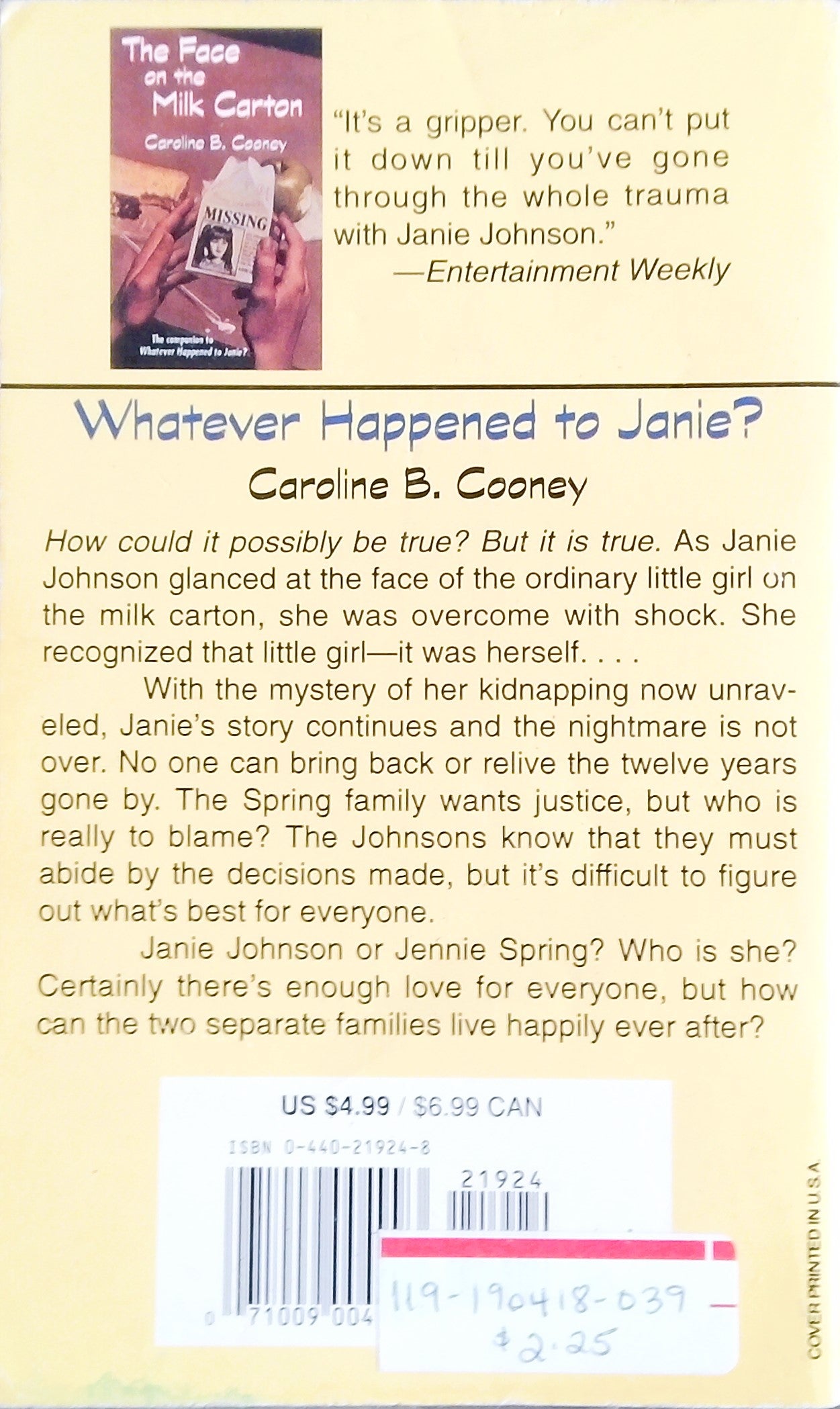Whatever Happened to Janie?