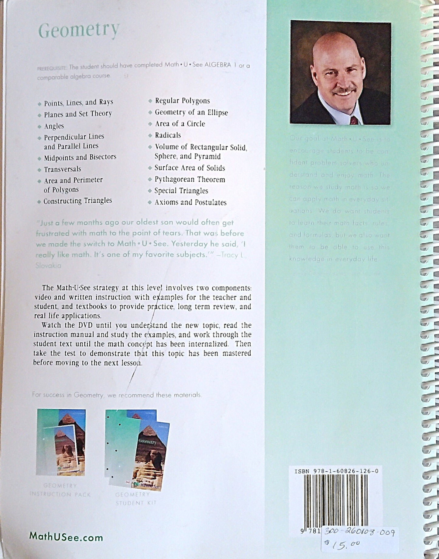 Math-U-See Geometry Instruction Manual