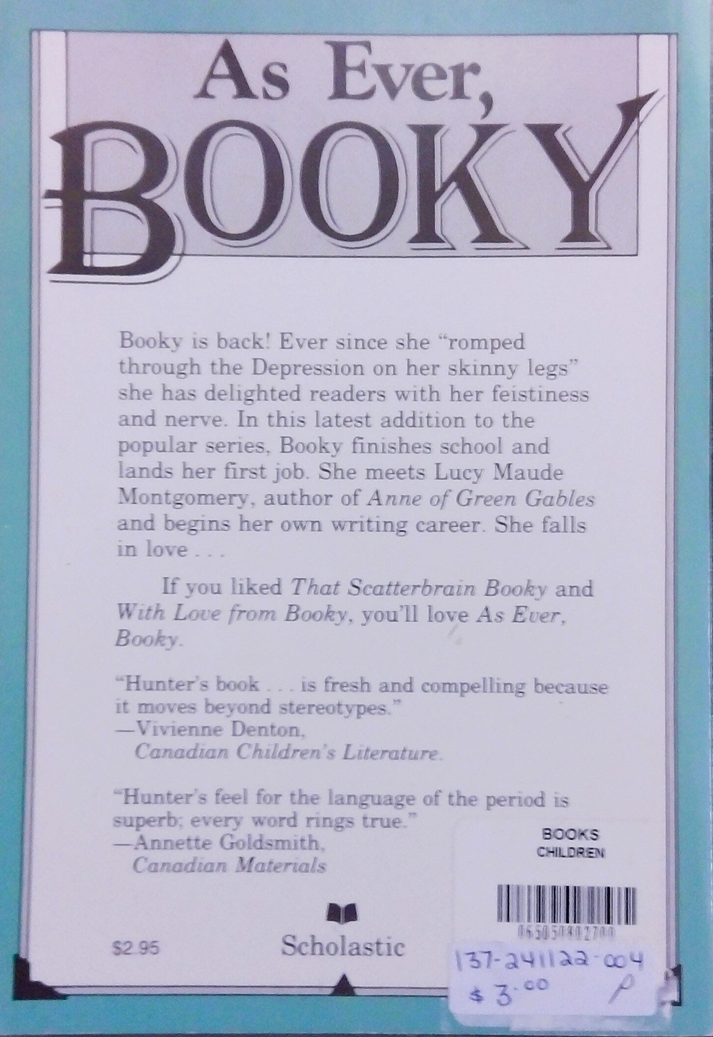 AS Ever, Booky