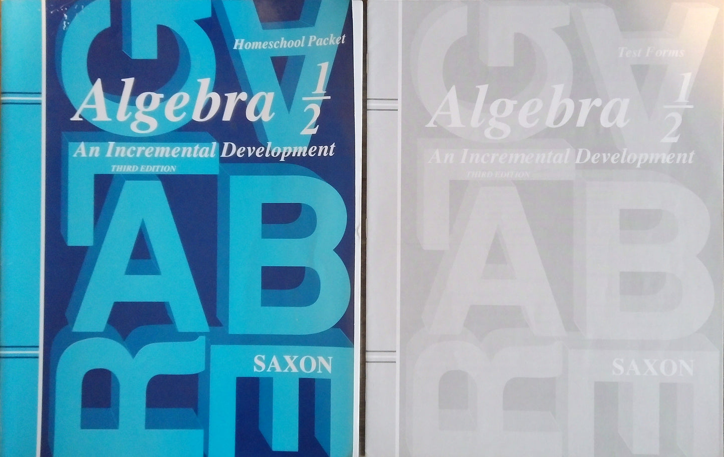 Saxon Algebra 1/2 Homeschool Packet/Test Forms