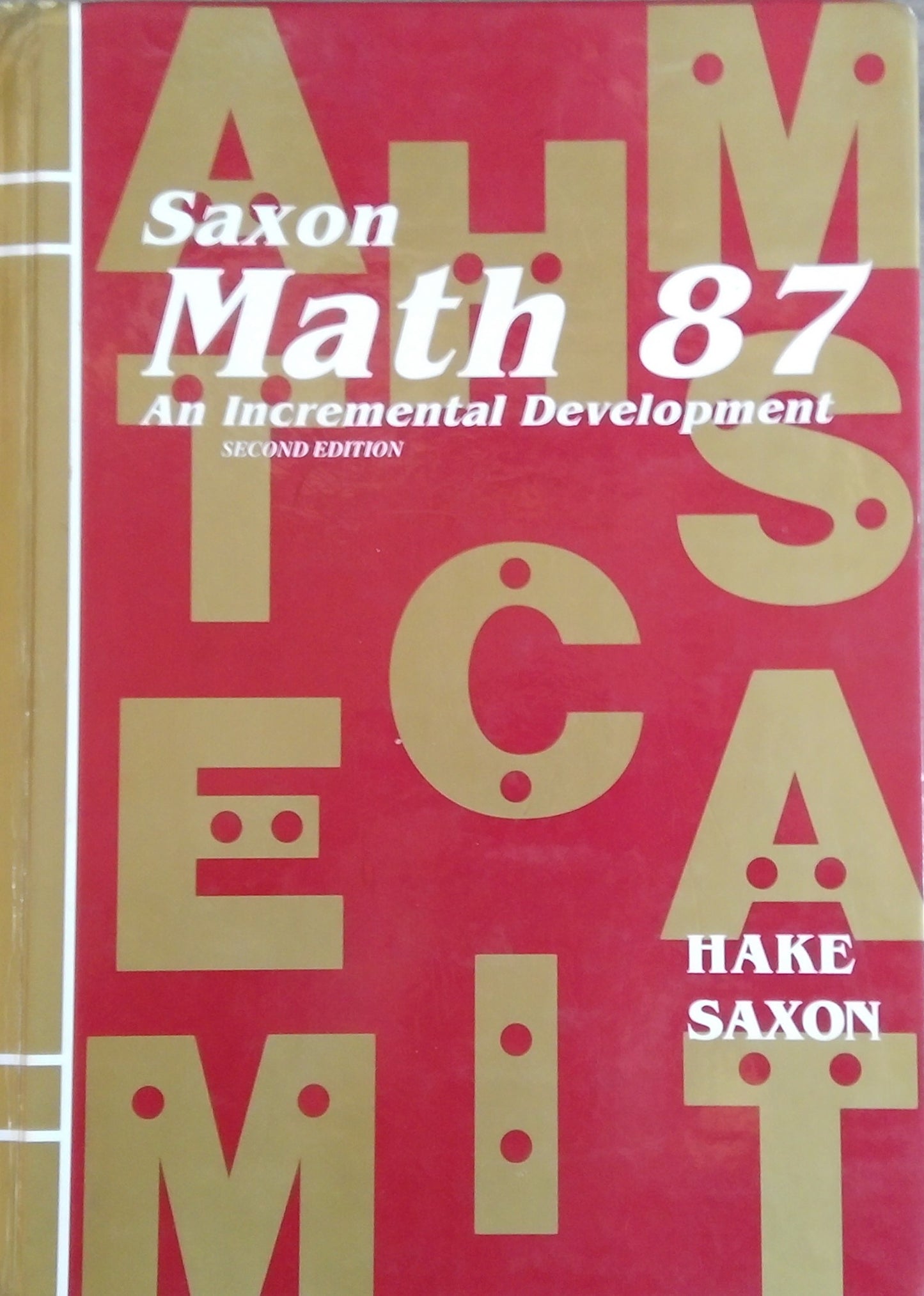 Saxon Math 87 Textbook