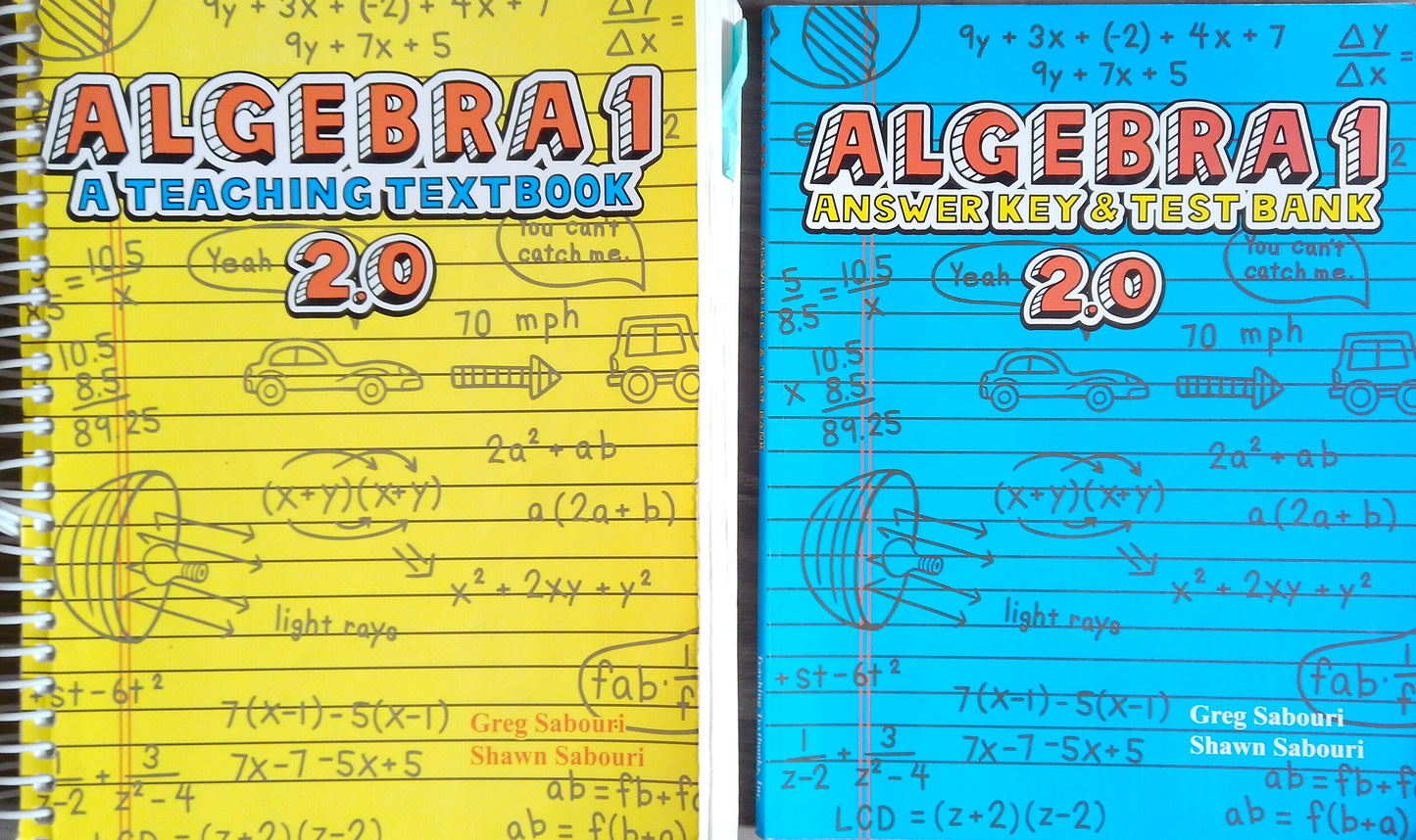 Teaching Textbooks Algebra 1 2.0 Bundle