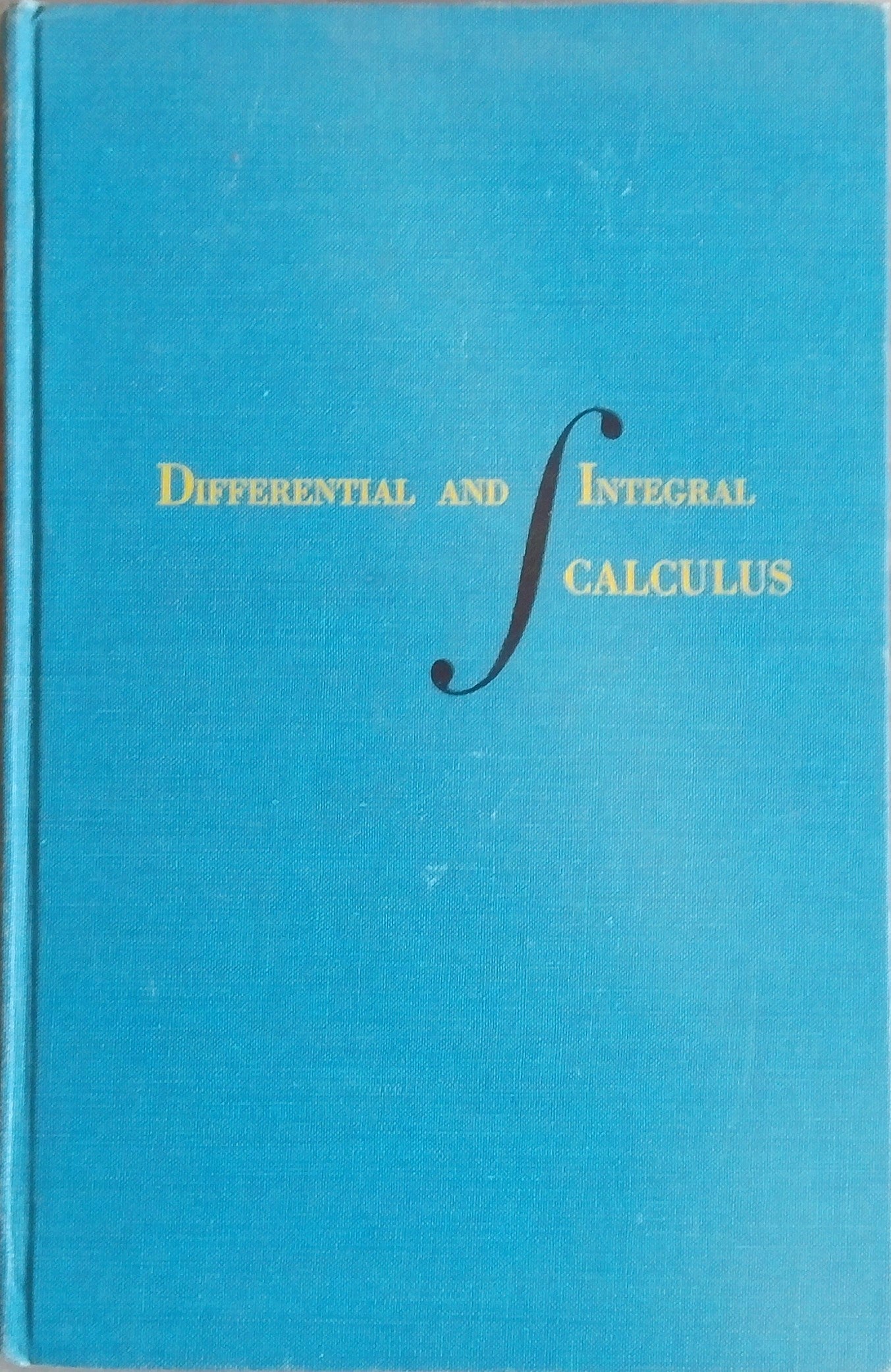 Differential and Integral Calculus