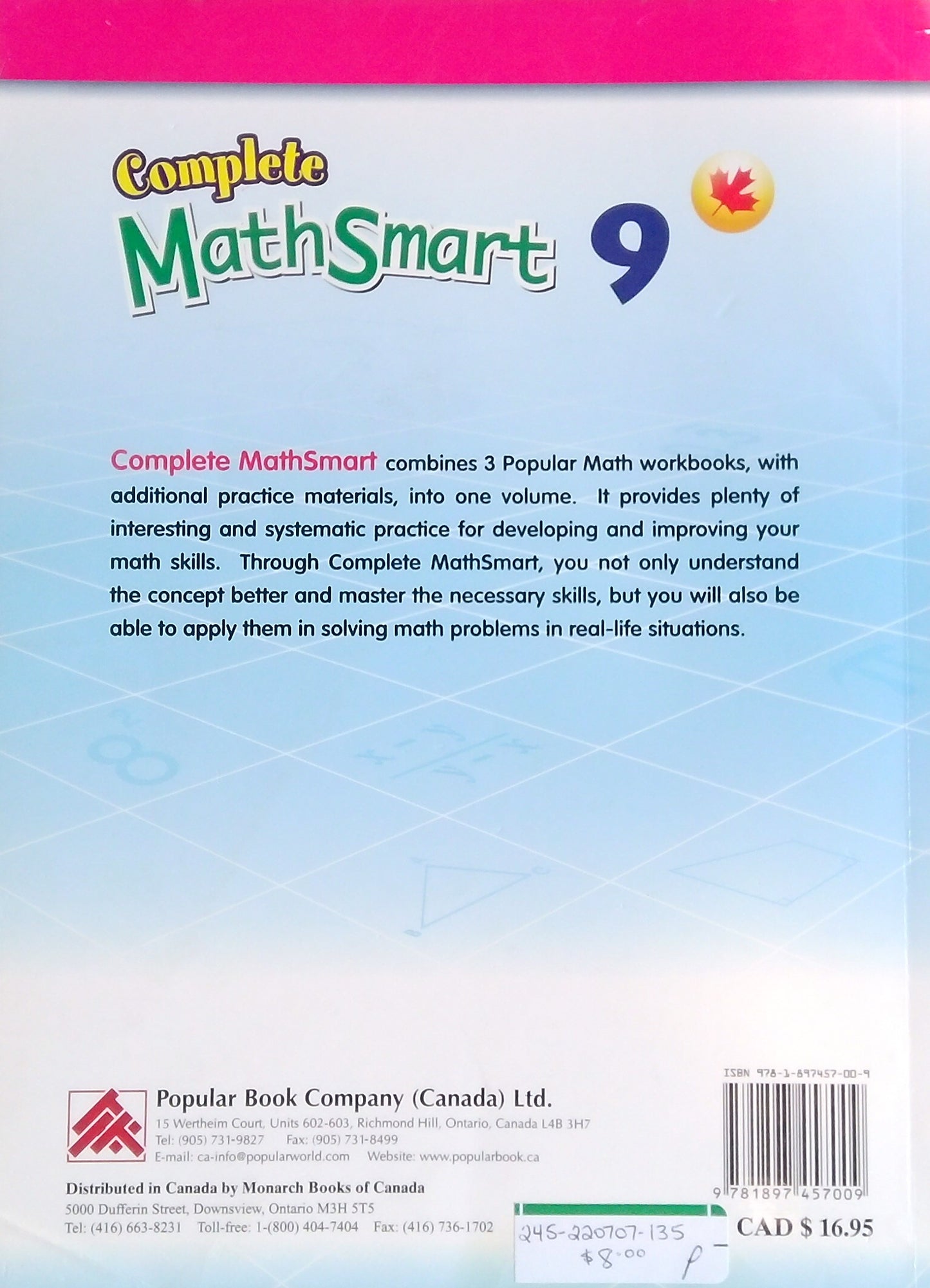 Complete MathSmart 9