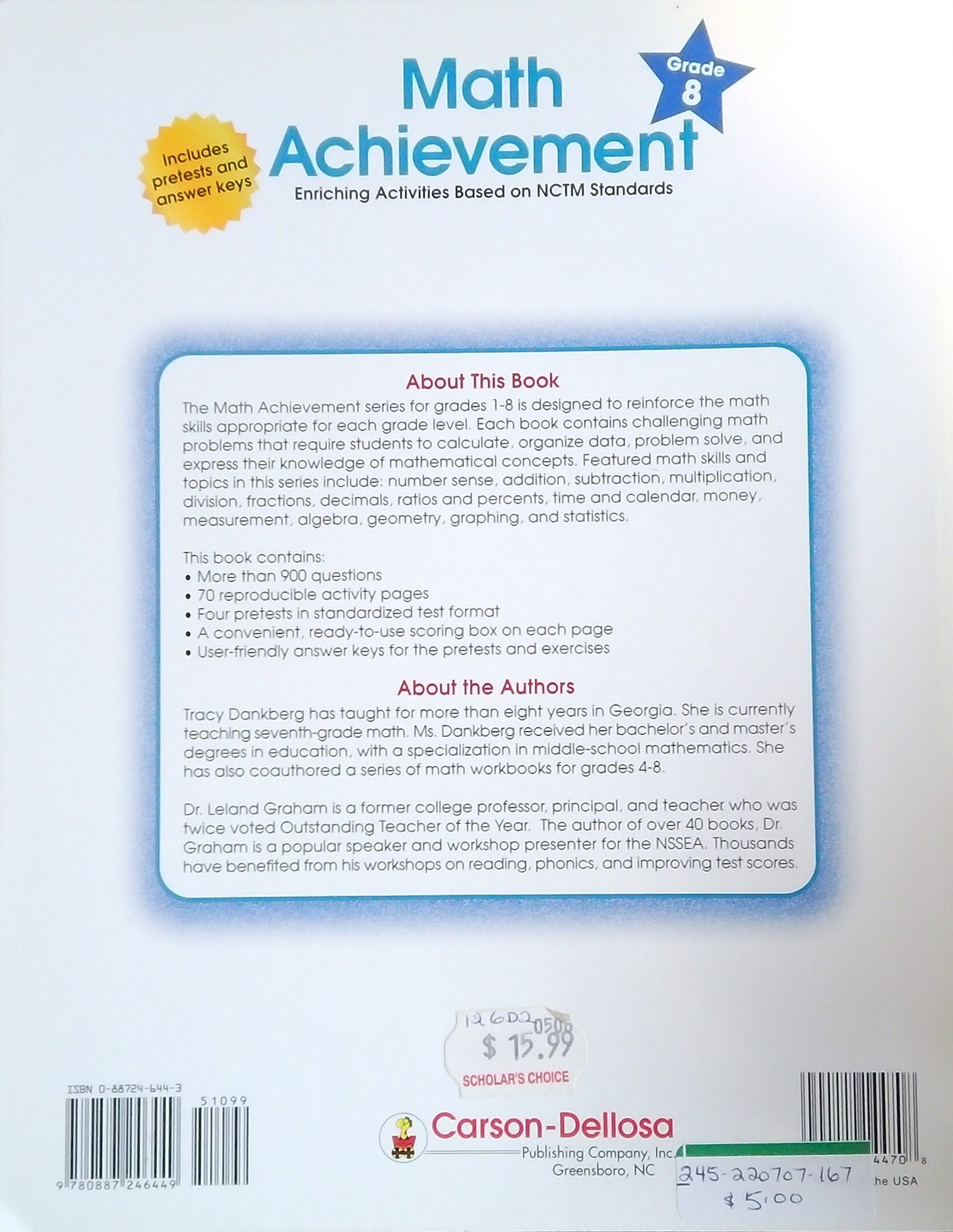 Math Achievement - Grade 8