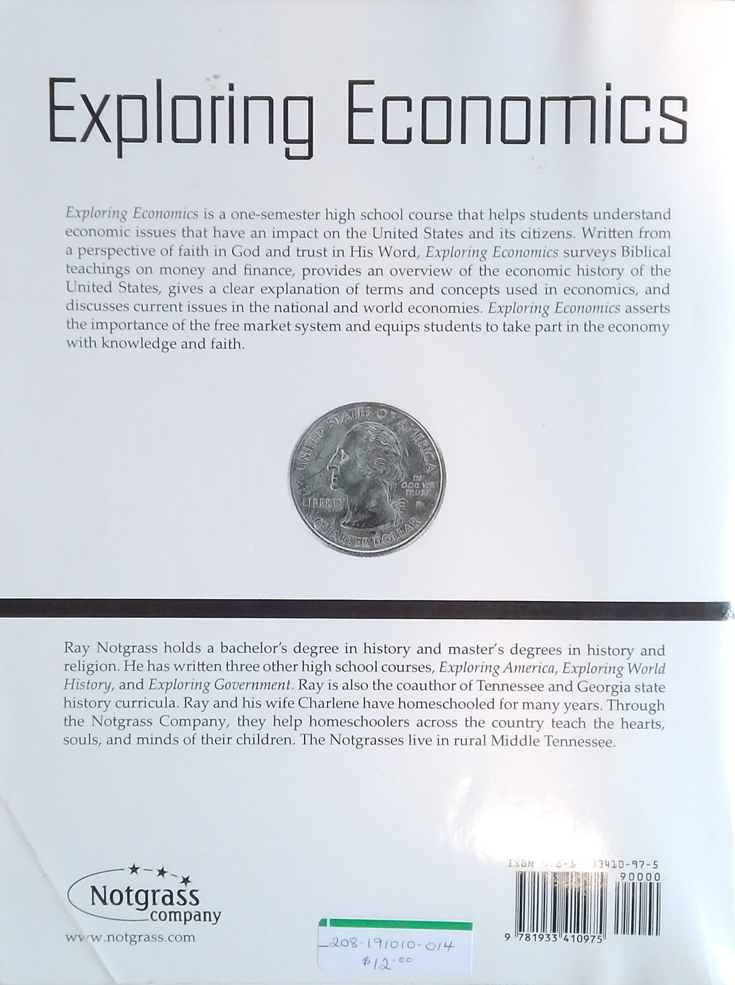 Notgrass: Exploring Economics
