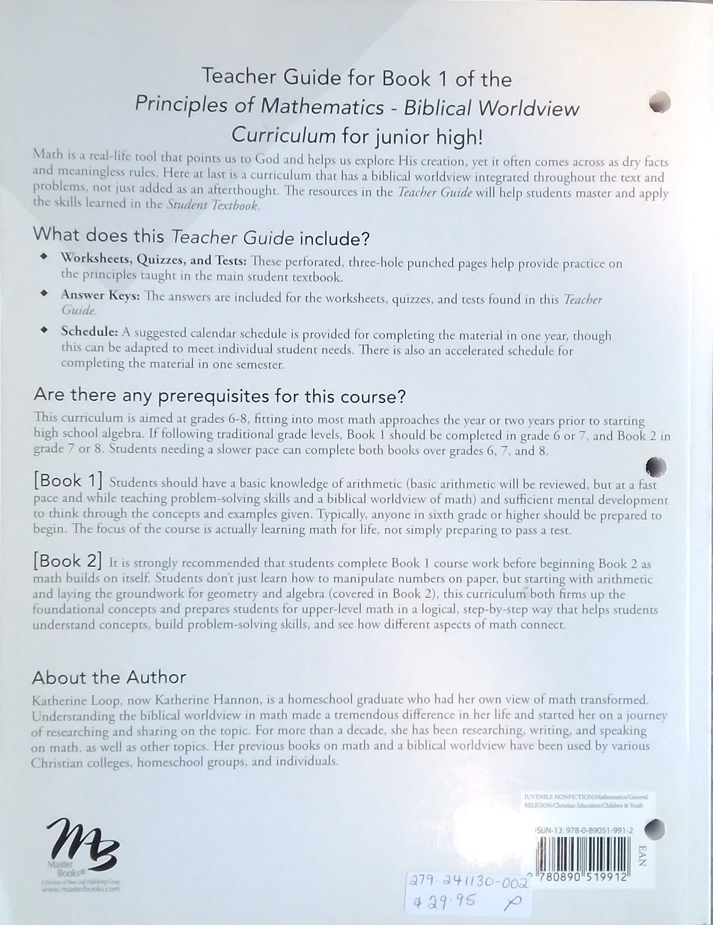 Principles Of Mathematics Book 1 - Teacher Guide