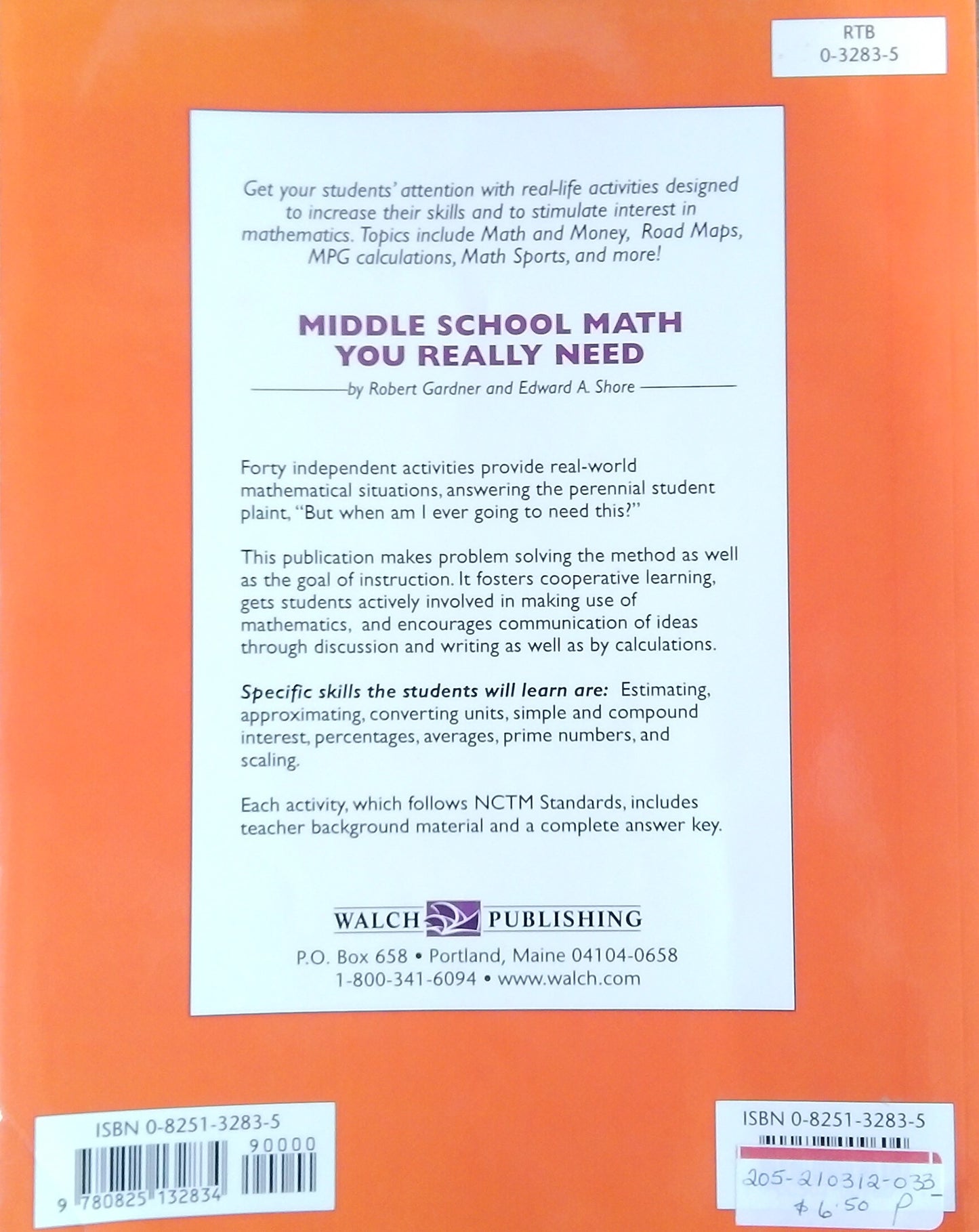 Middle School Math You Really Need