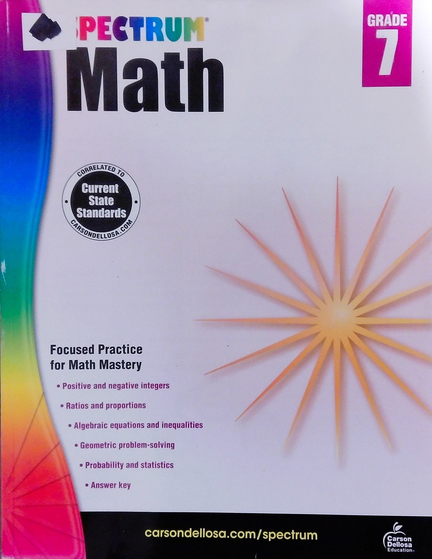Spectrum Math - Grade 7