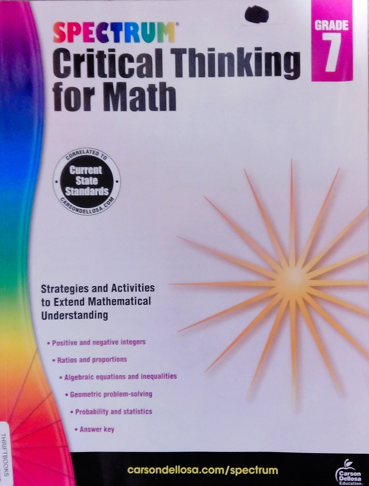 Spectrum Critical Thinking For Math