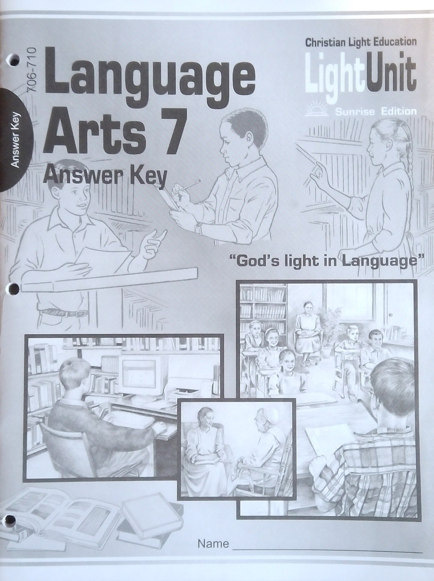 CLE Language Arts 7 Answer Key: L.U. 706-710