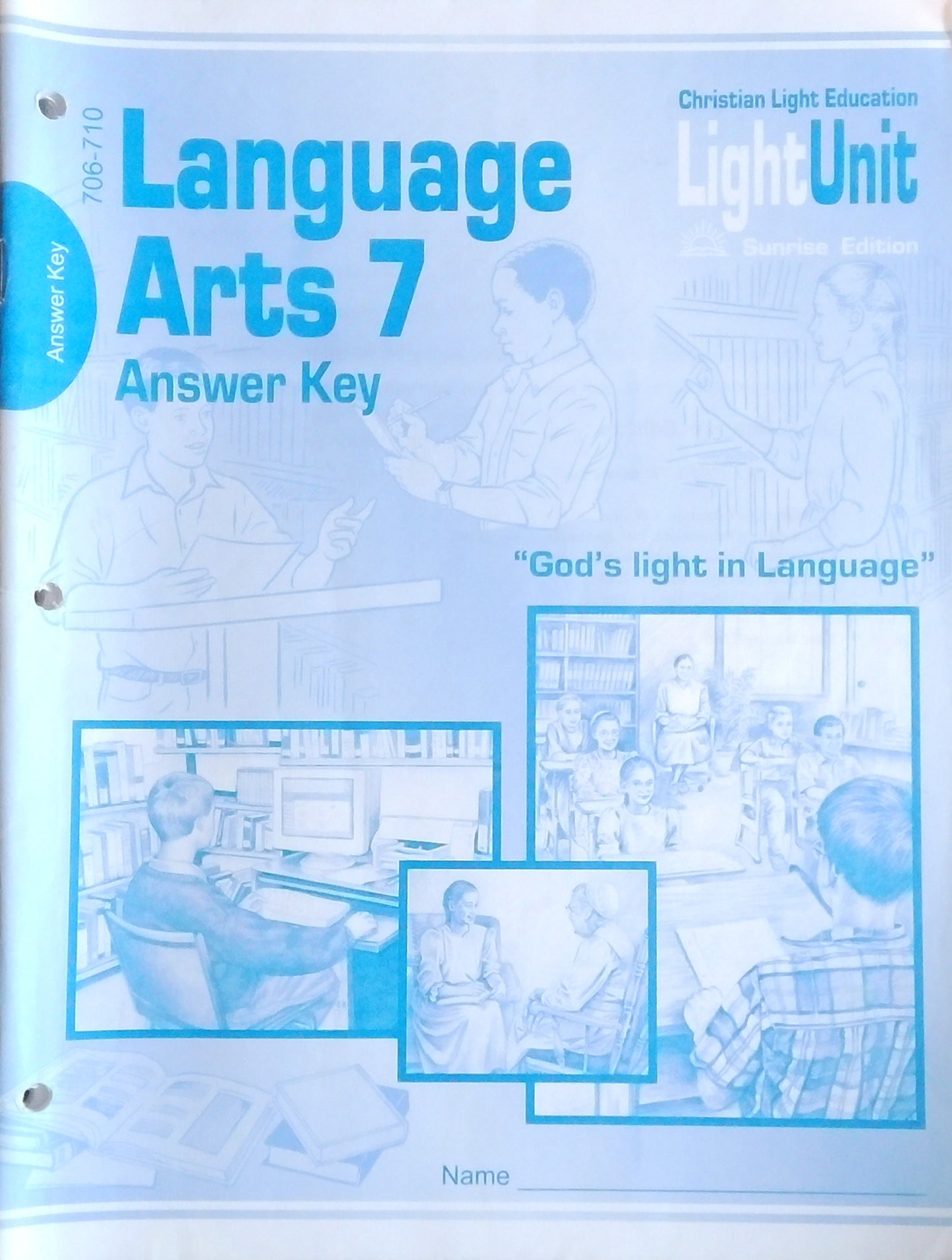 CLE Language Arts 7 Answer Key: L.U. 706-710