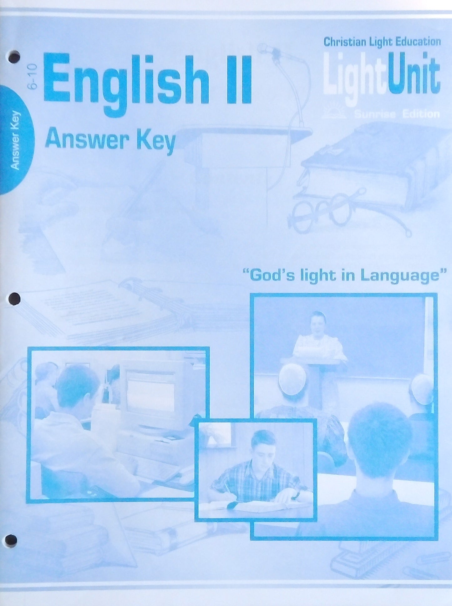 CLE English II Answer Key: L.U. 6-10