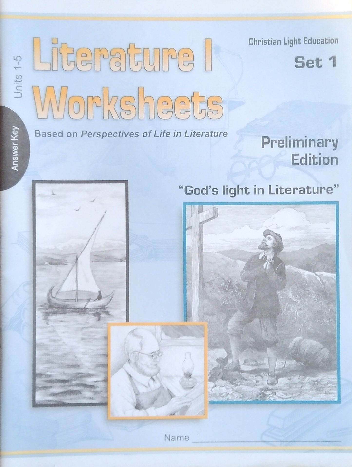 CLE Literature 1 Worksheets Answer Key - Units 1-5