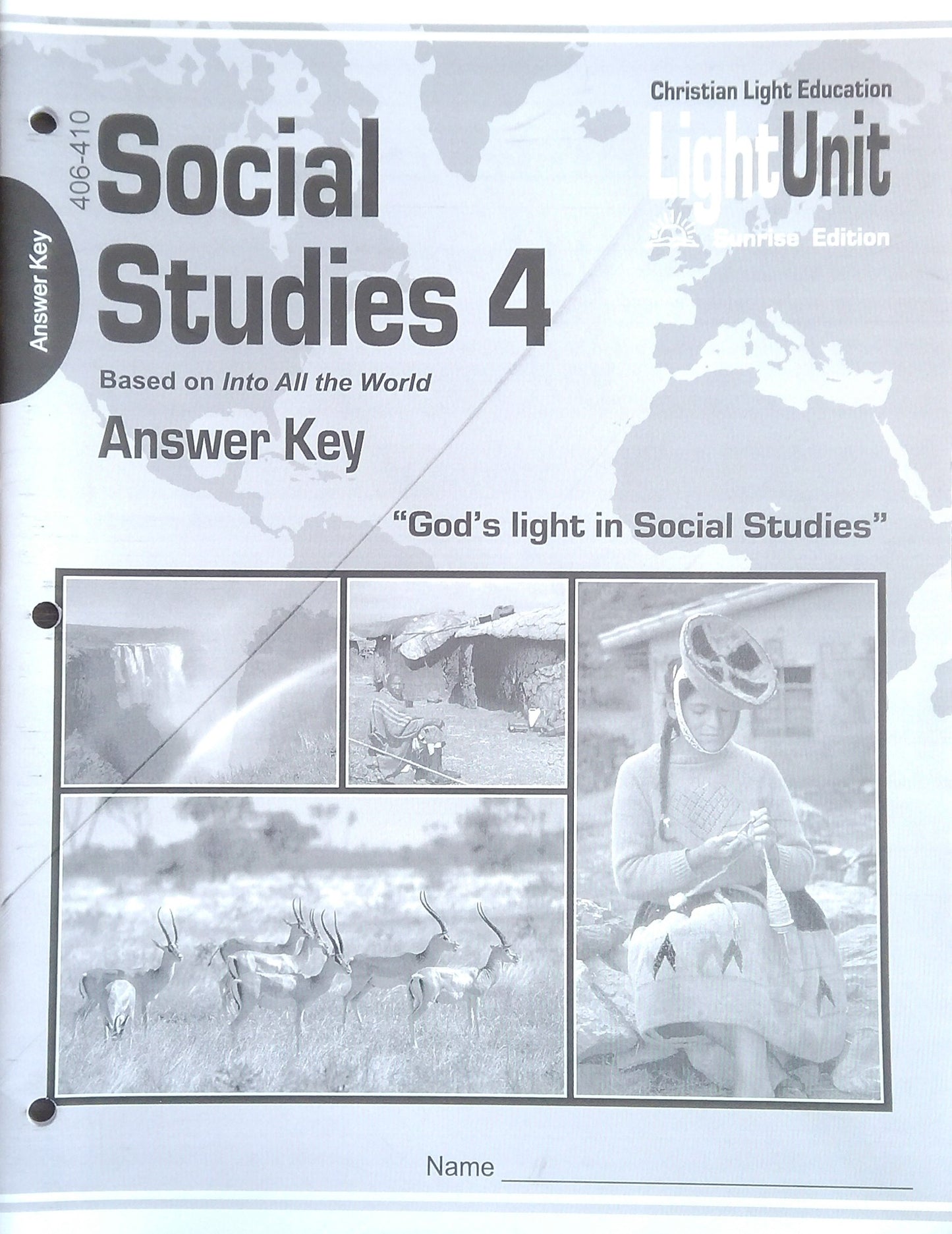 CLE Social Studies 4 L.U. 406-410 Answer Key