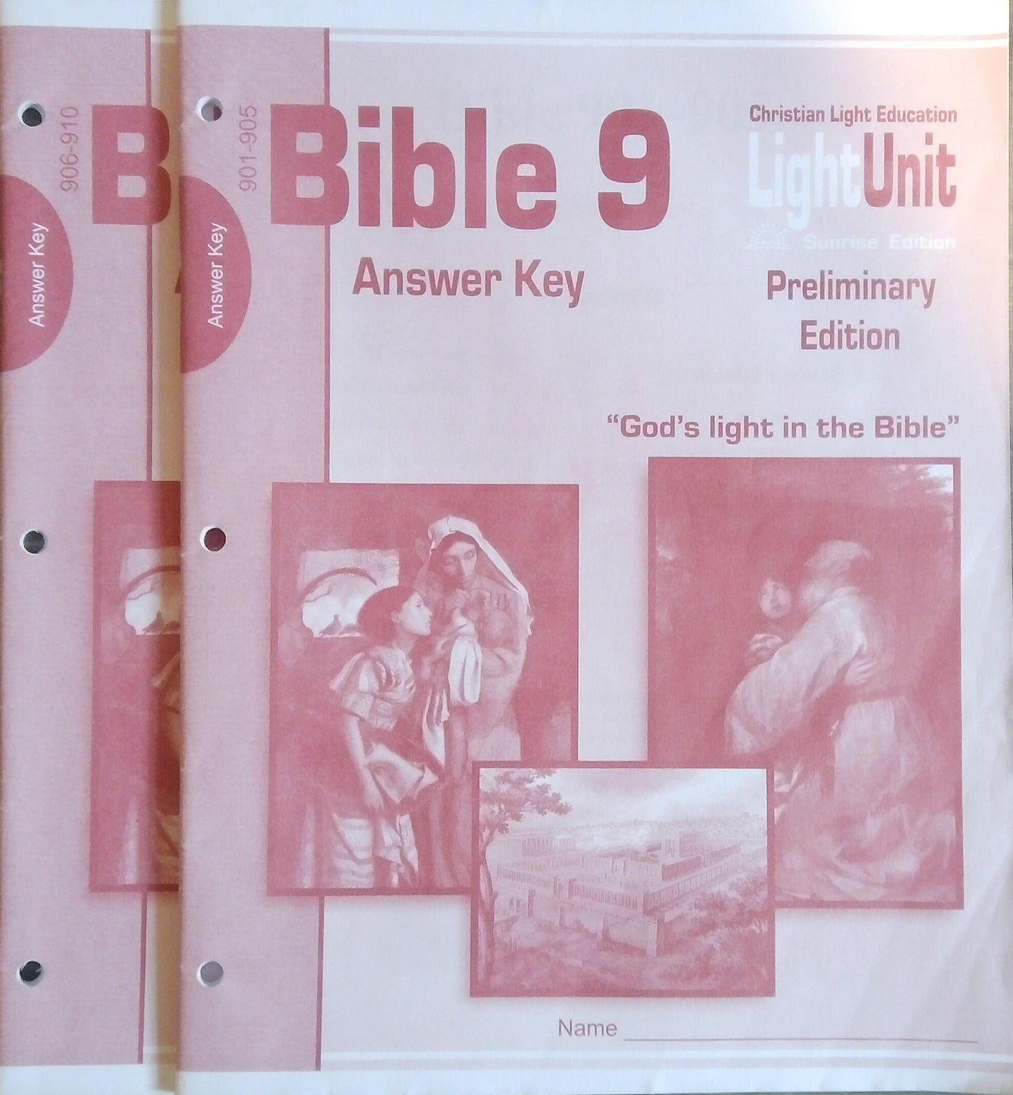 CLE Bible 9 Answer Key Set