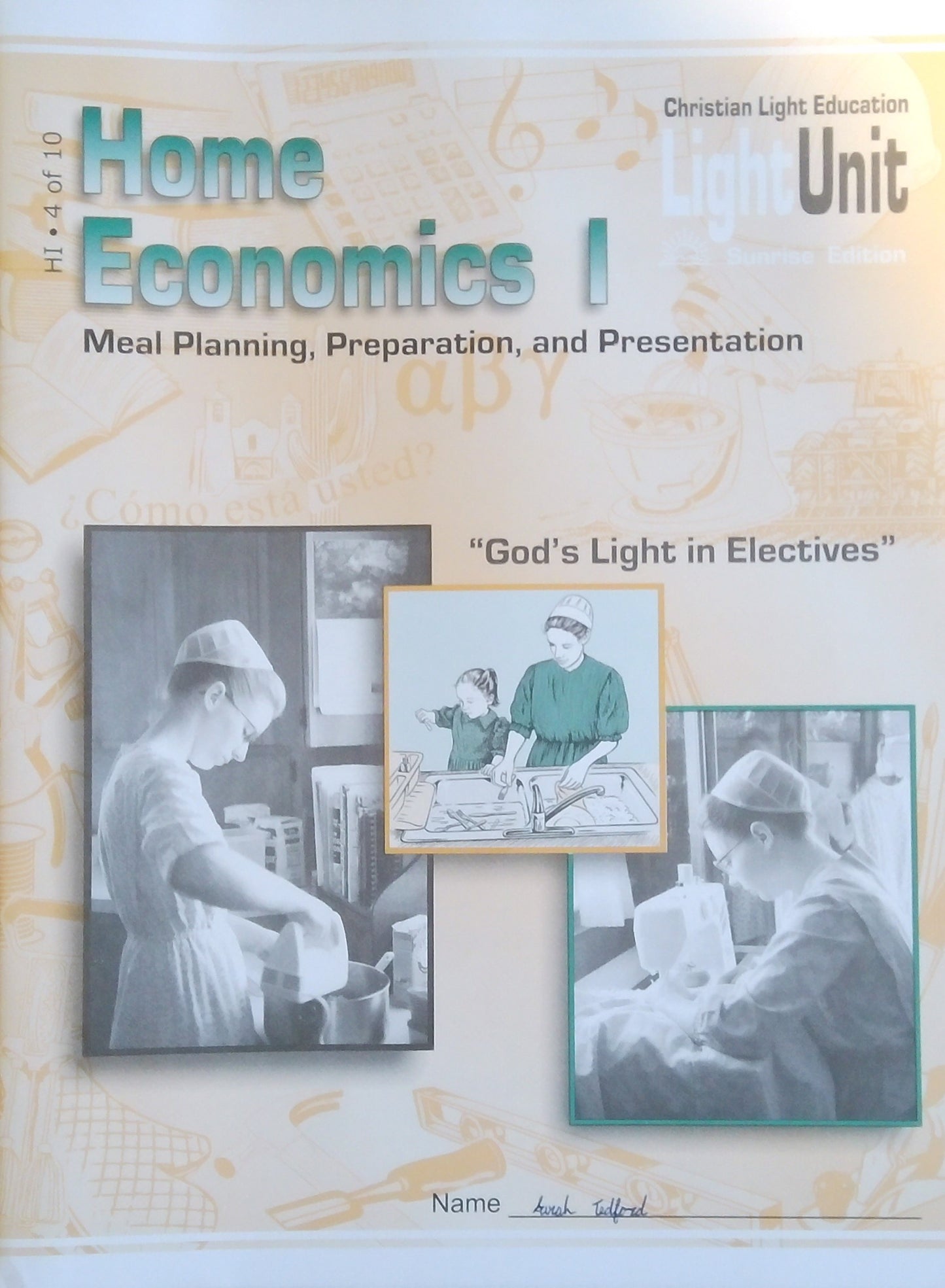 CLE Home Economics 1 - L.U. 4