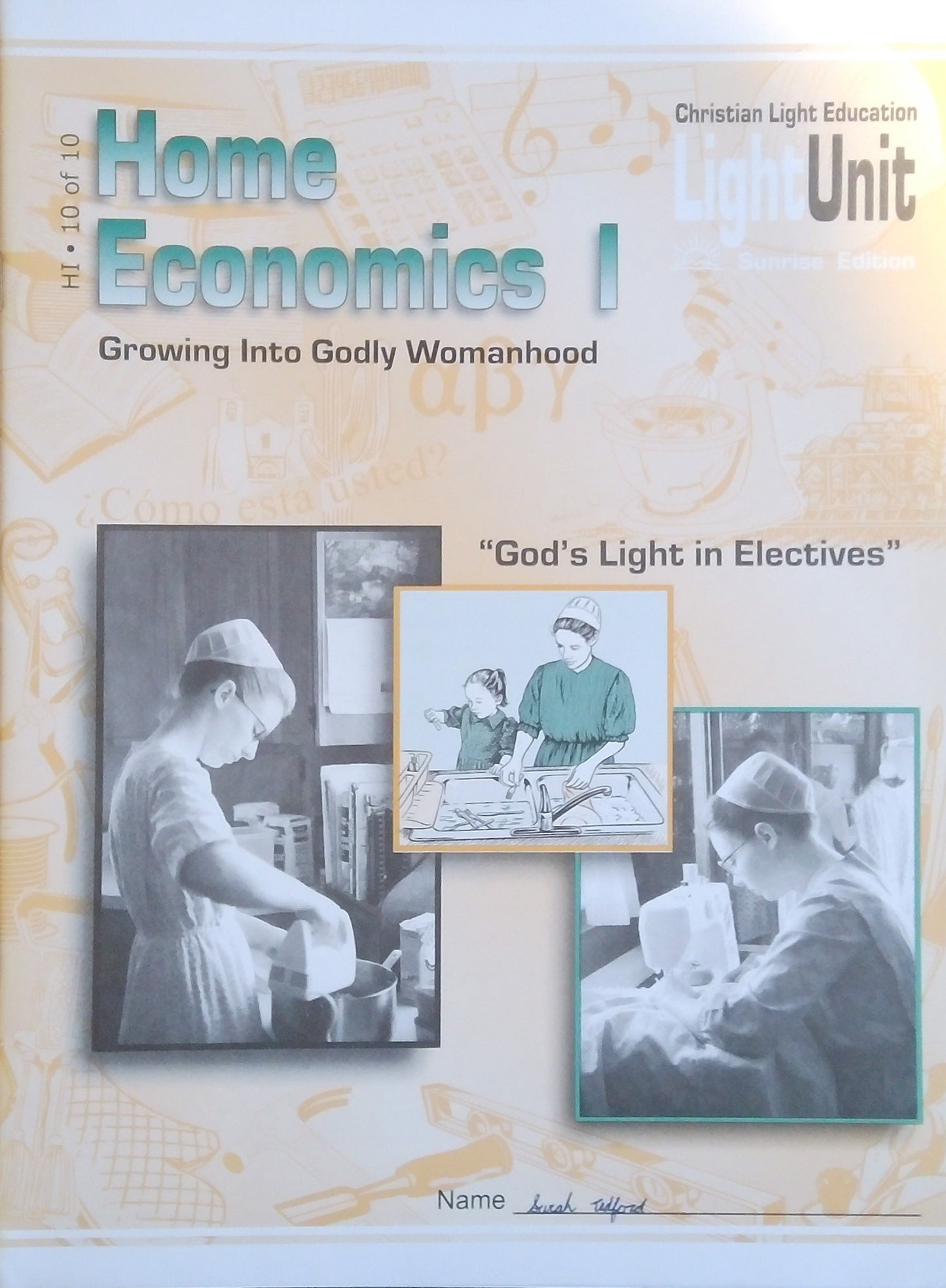CLE Home Economics 1 - L.U. 10