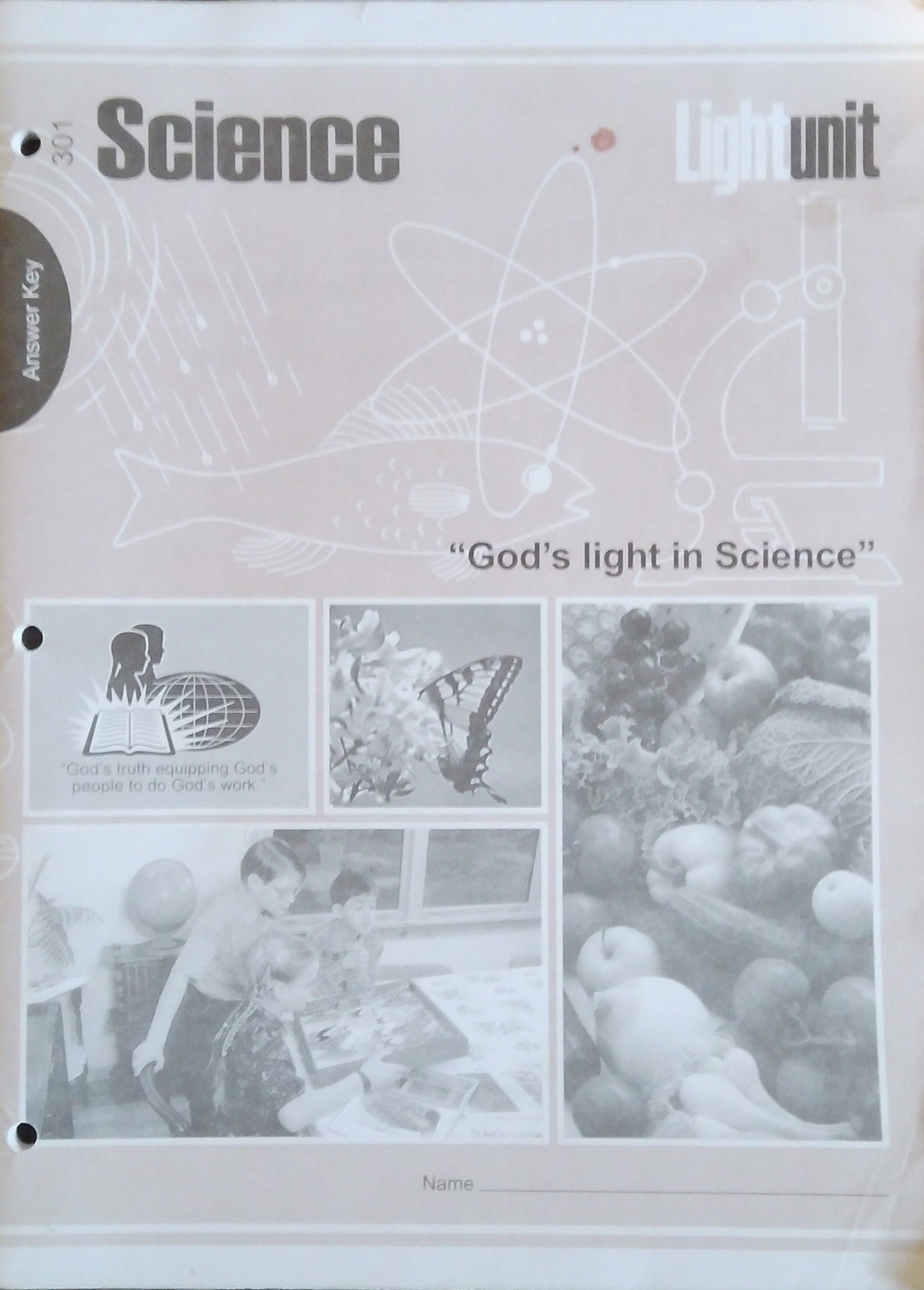 CLE Science Answer Key - L.U. 301