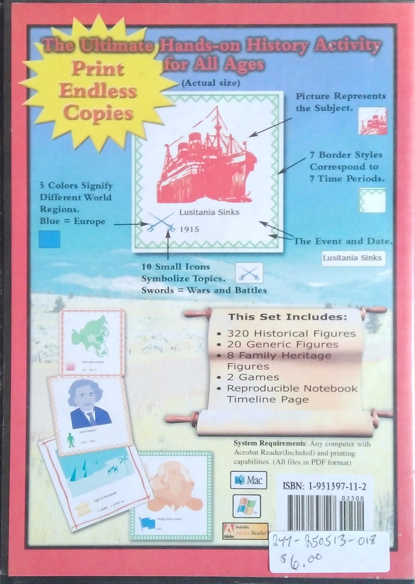Historical Timeline Figures CD-ROM