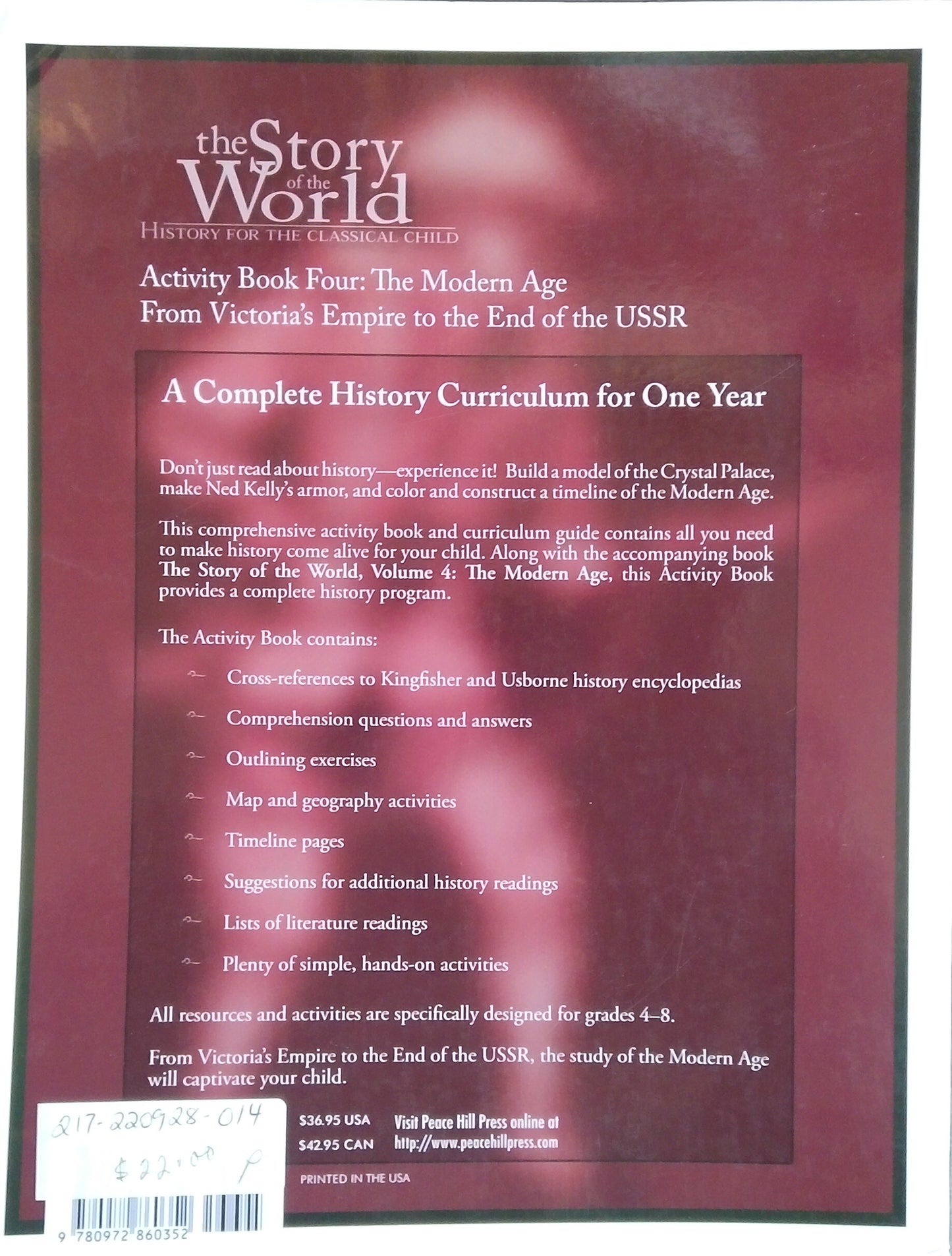 The Story Of The World Activity Book 4