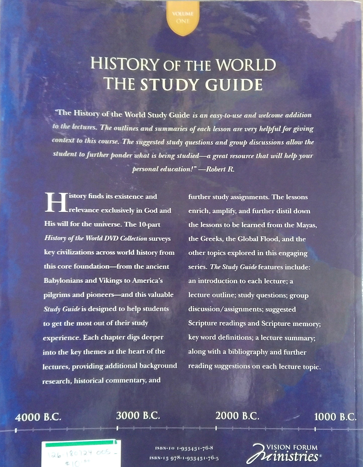 History Of The World: The Study Guide