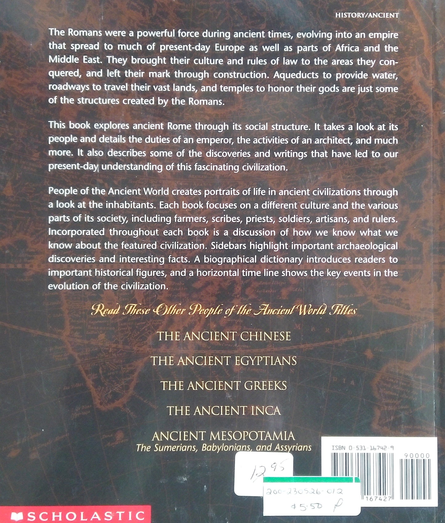 People Of The Ancient World: The Ancient Romans