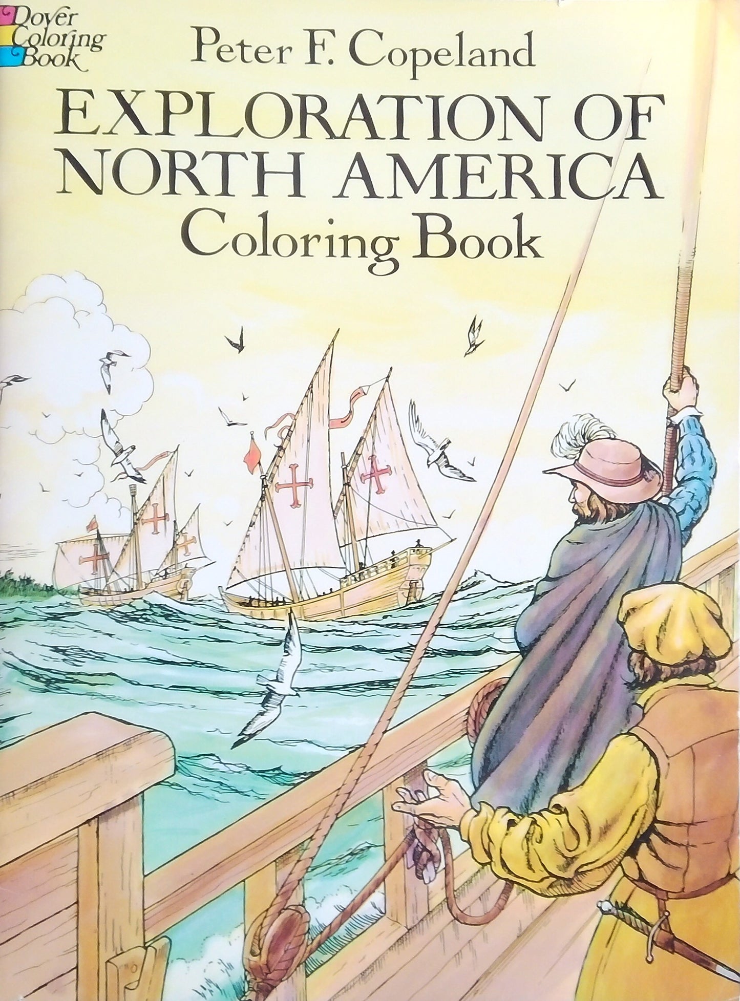 Exploration Of North America Coloring Book
