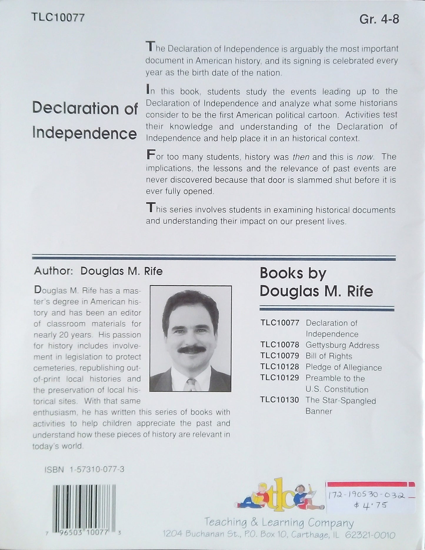 History Speaks: Declaration Of Independence