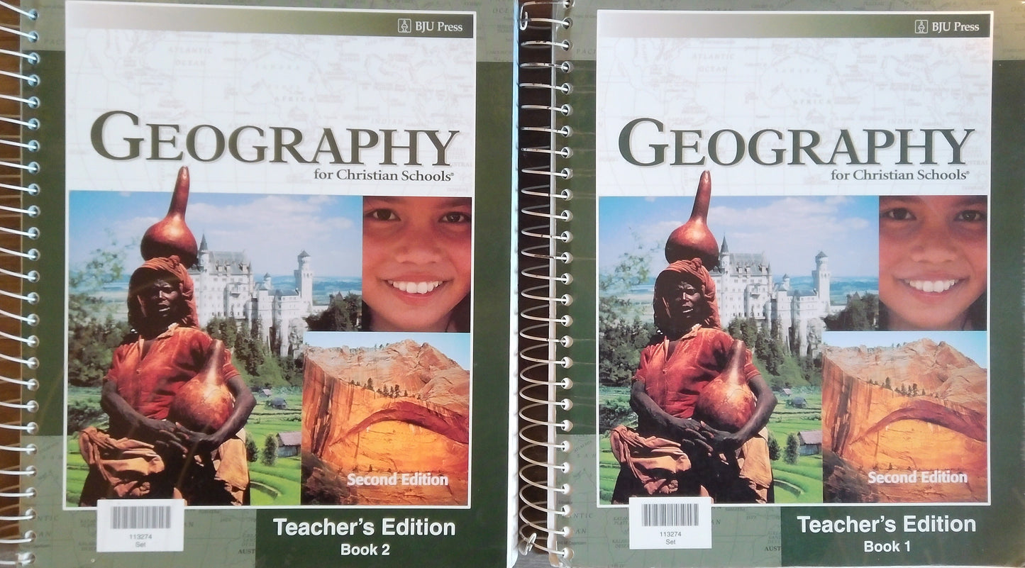 BJU Geography Teacher's Bundle