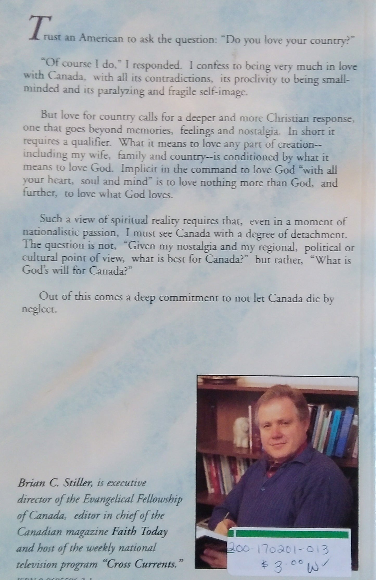 Don't Let Canada Die By Neglect