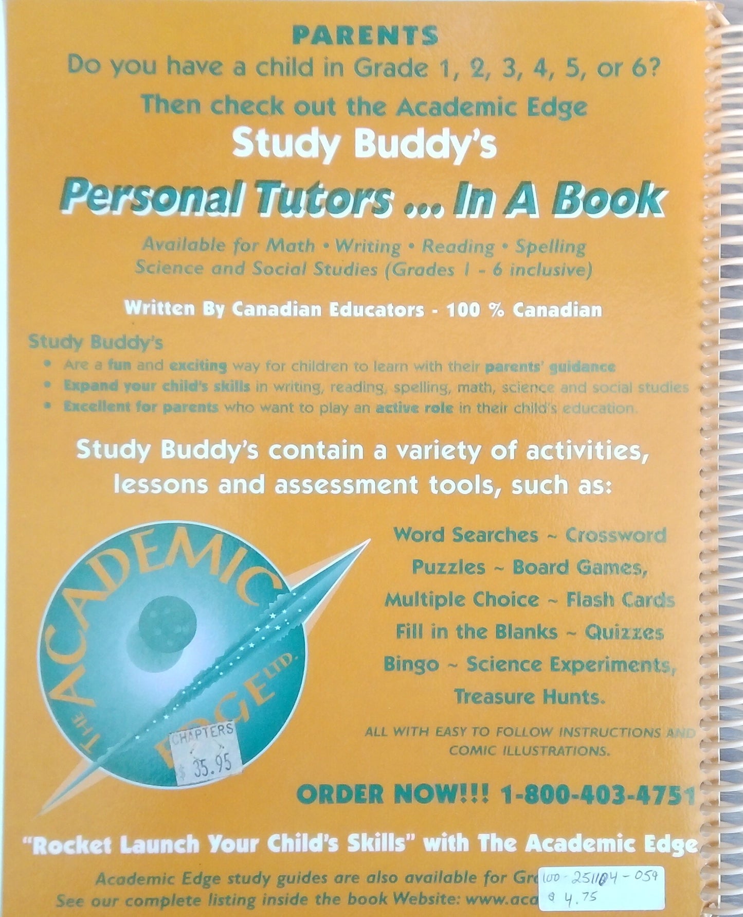 Study Buddy: Social Studies - Grades 1-6