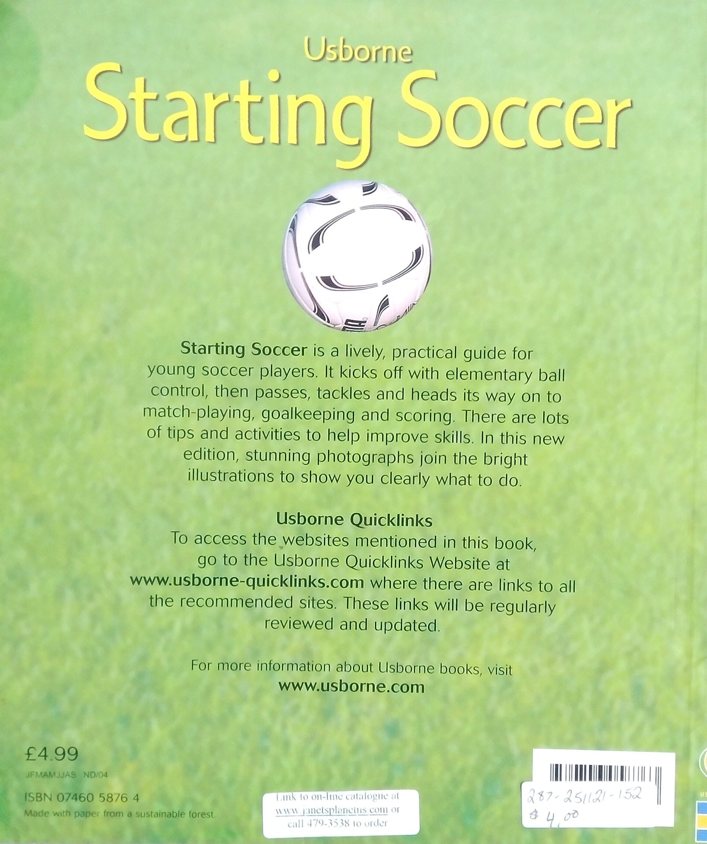 Usborne: Starting Soccer