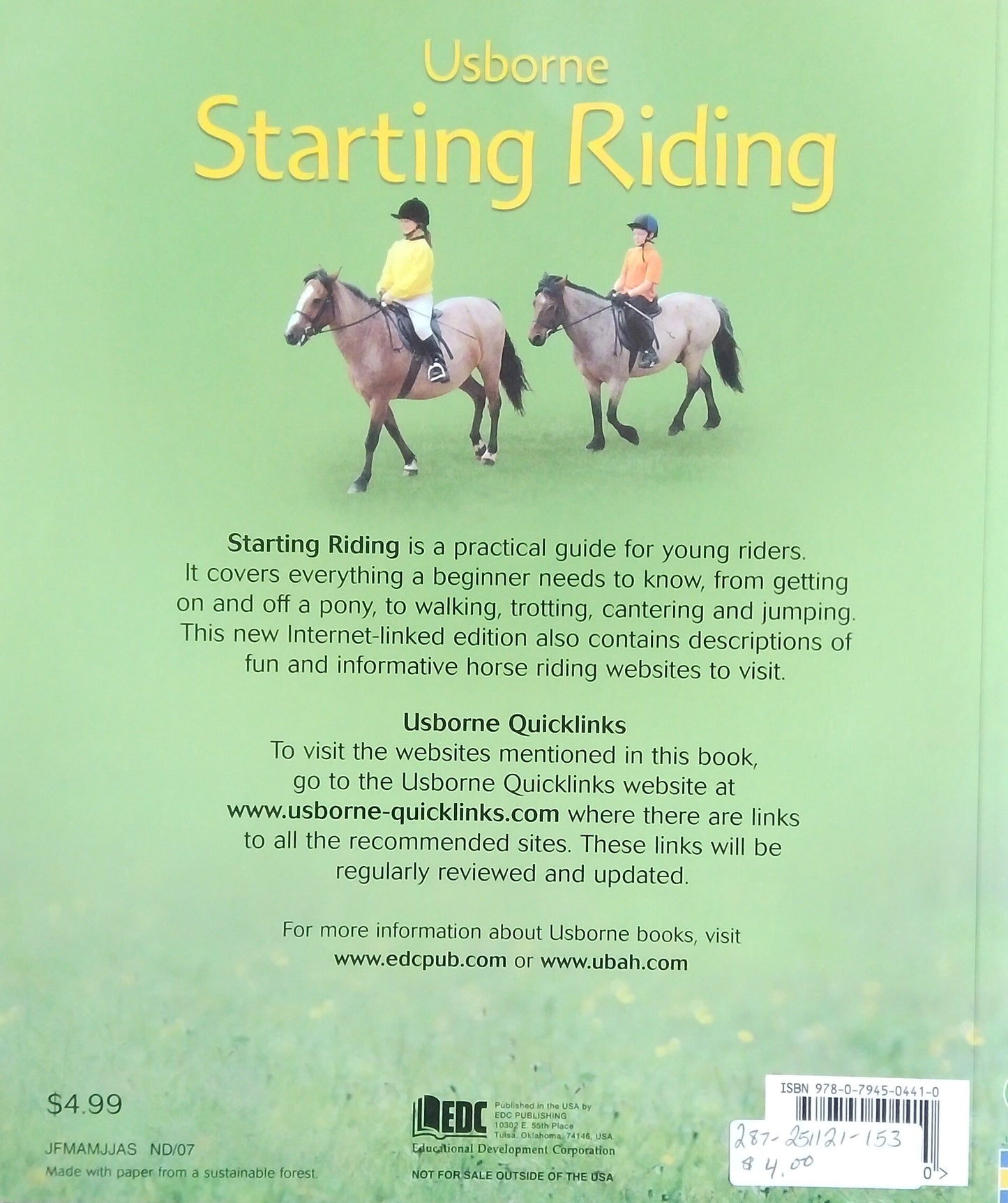 Usborne: Starting Riding