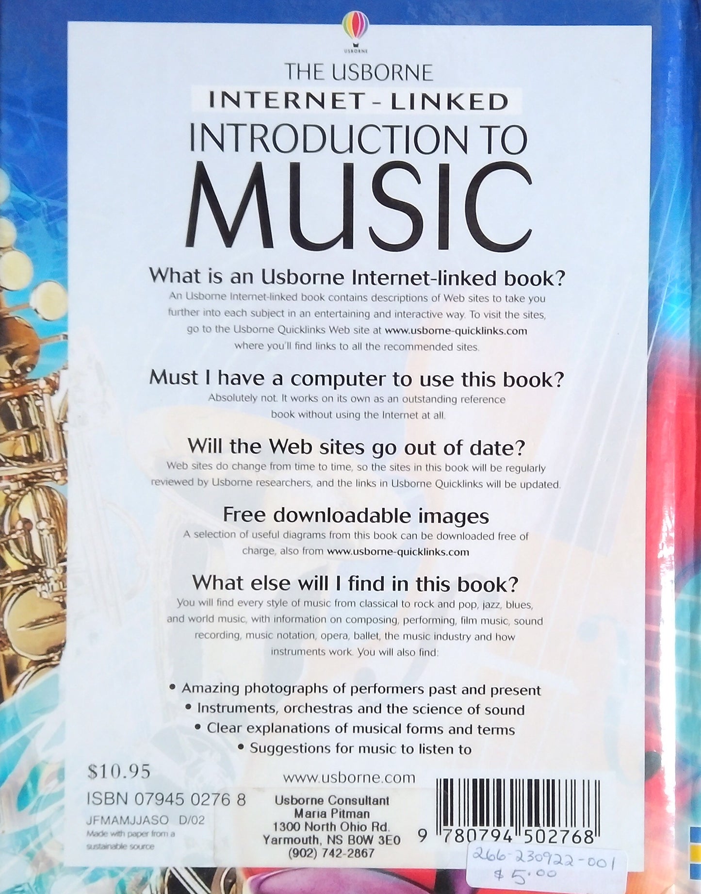 The Usborne Internet-Linked Introduction To Music