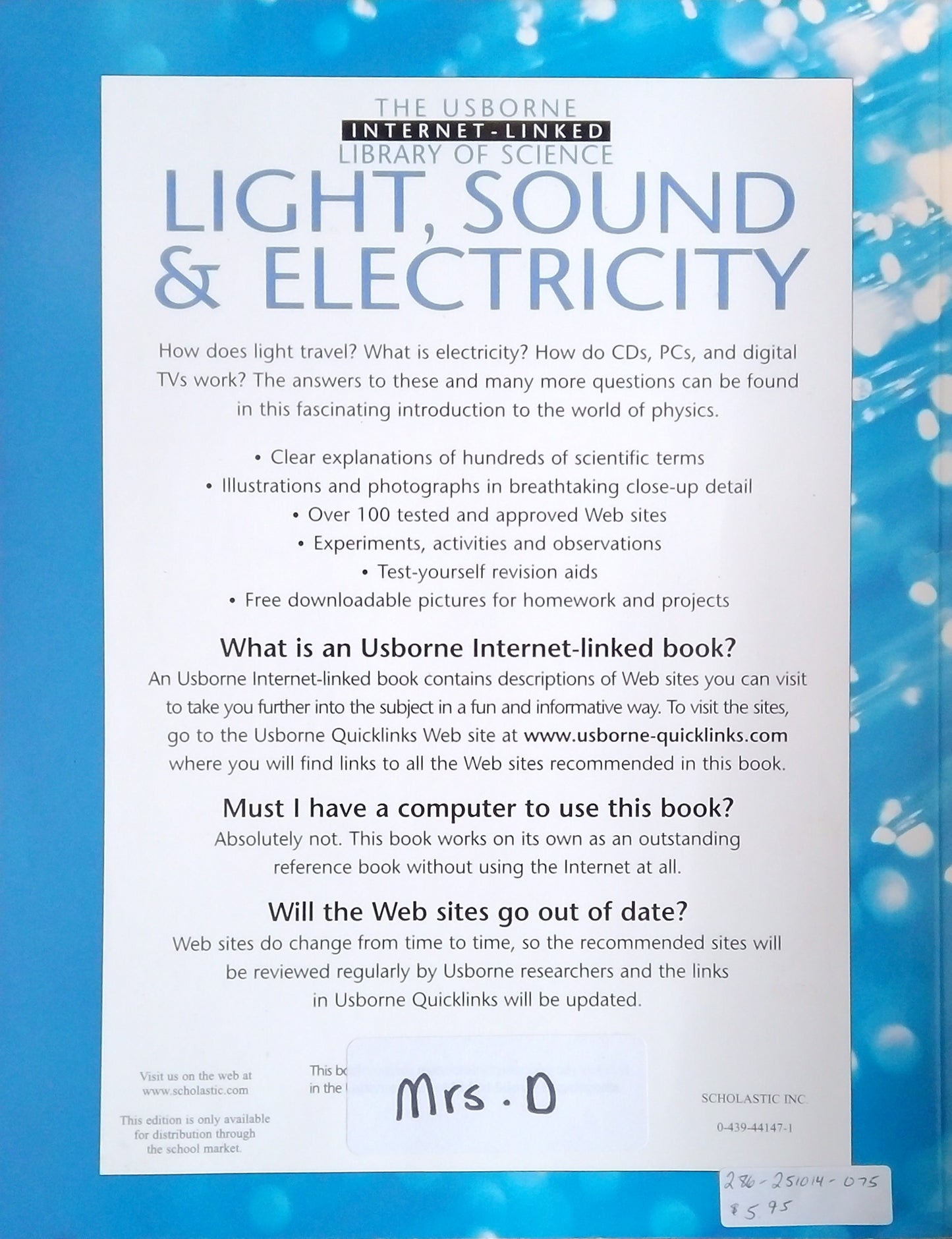 Light, Sound & Electricity