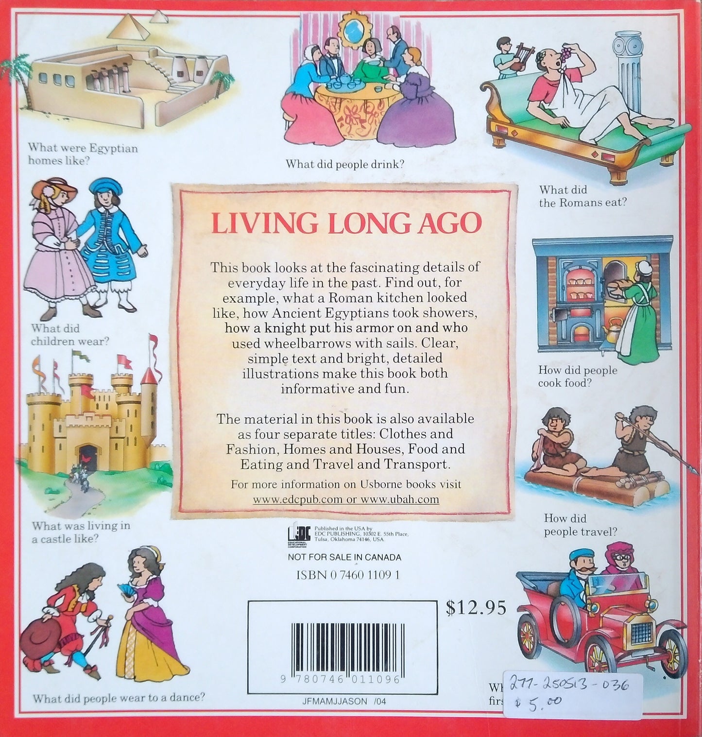 The Usborne Book Of Living Long Ago