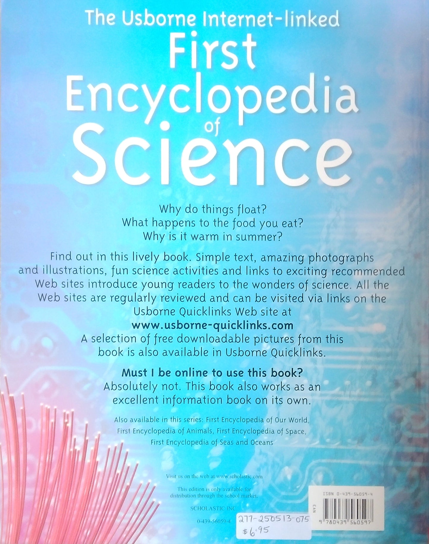 The Usborne Internet-Linked First Encyclopedia Of Science