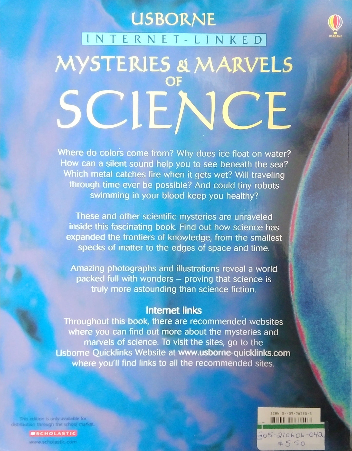 Usborne: Mysteries And Marvels Of Science