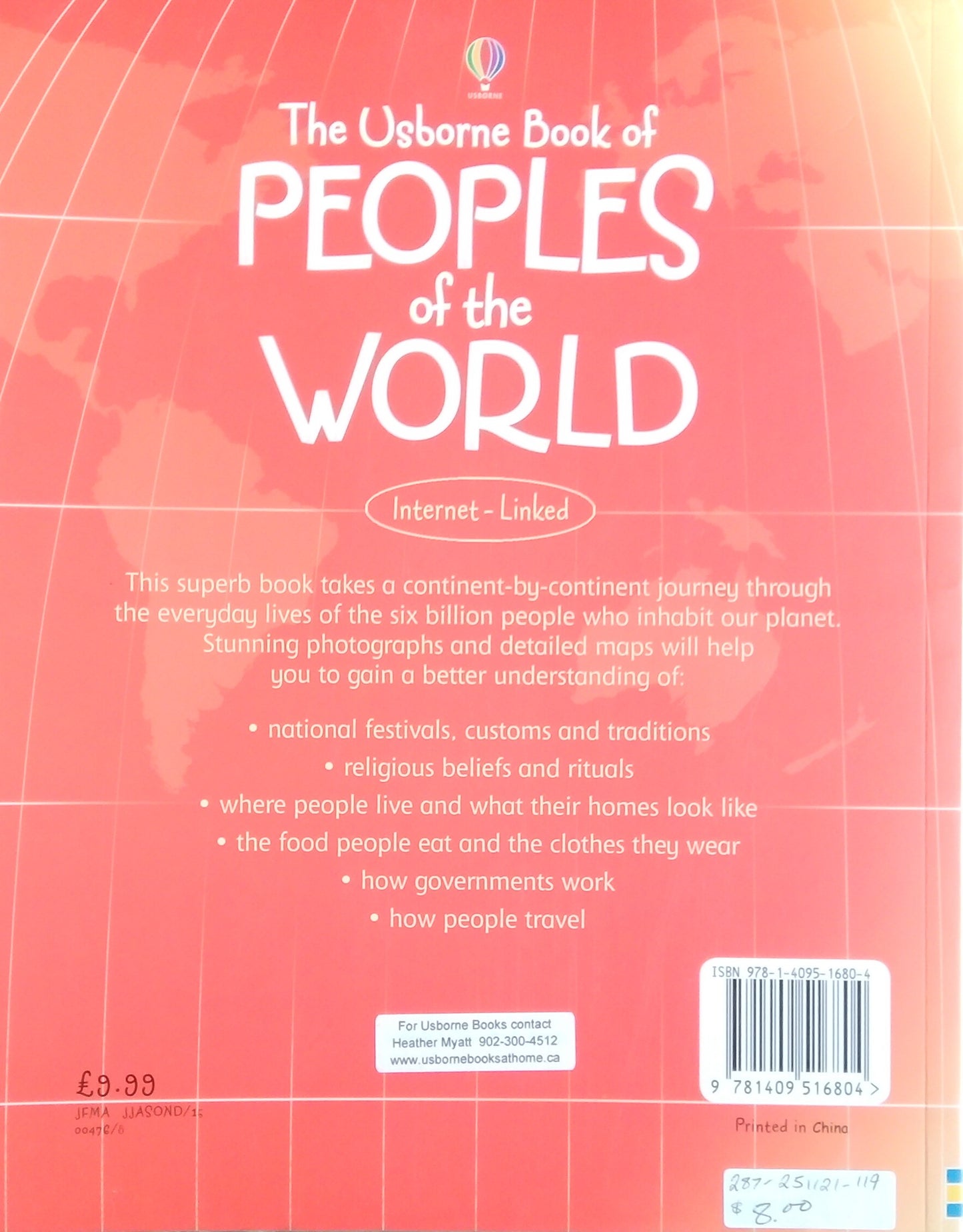 The Usborne Book Of Peoples Of The World