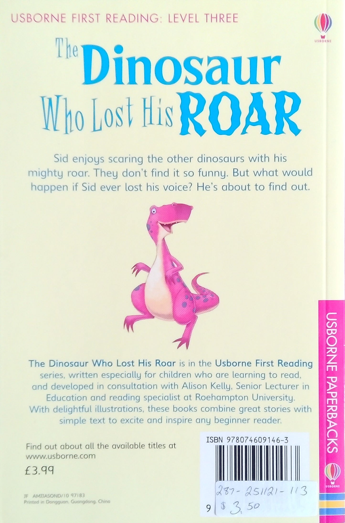 The Dinosaur Who Lost His Roar