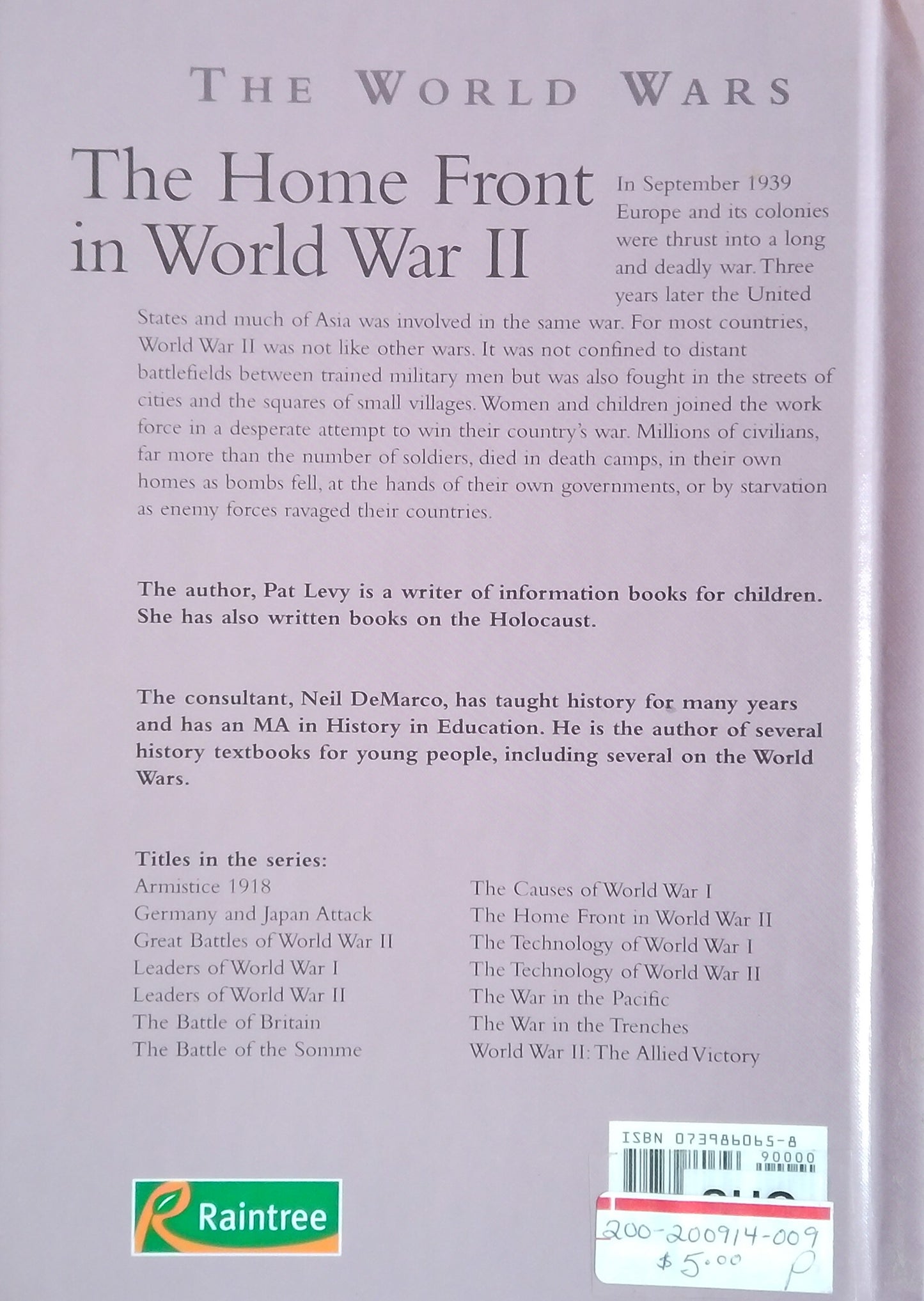 The World Wars: The Home Front In World War II