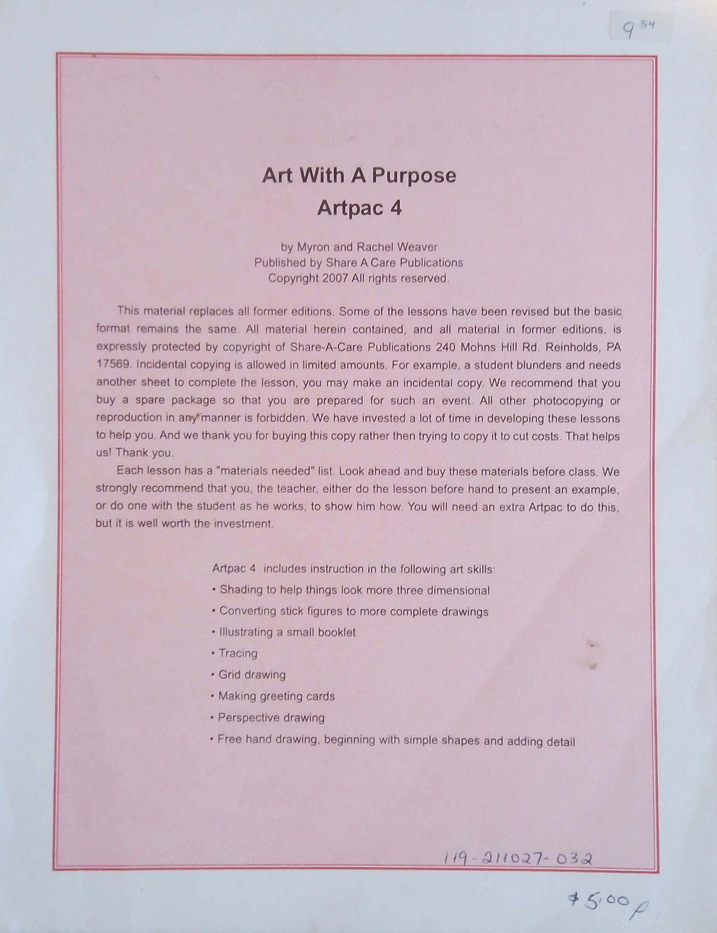 Art With A Purpose: Artpac 4