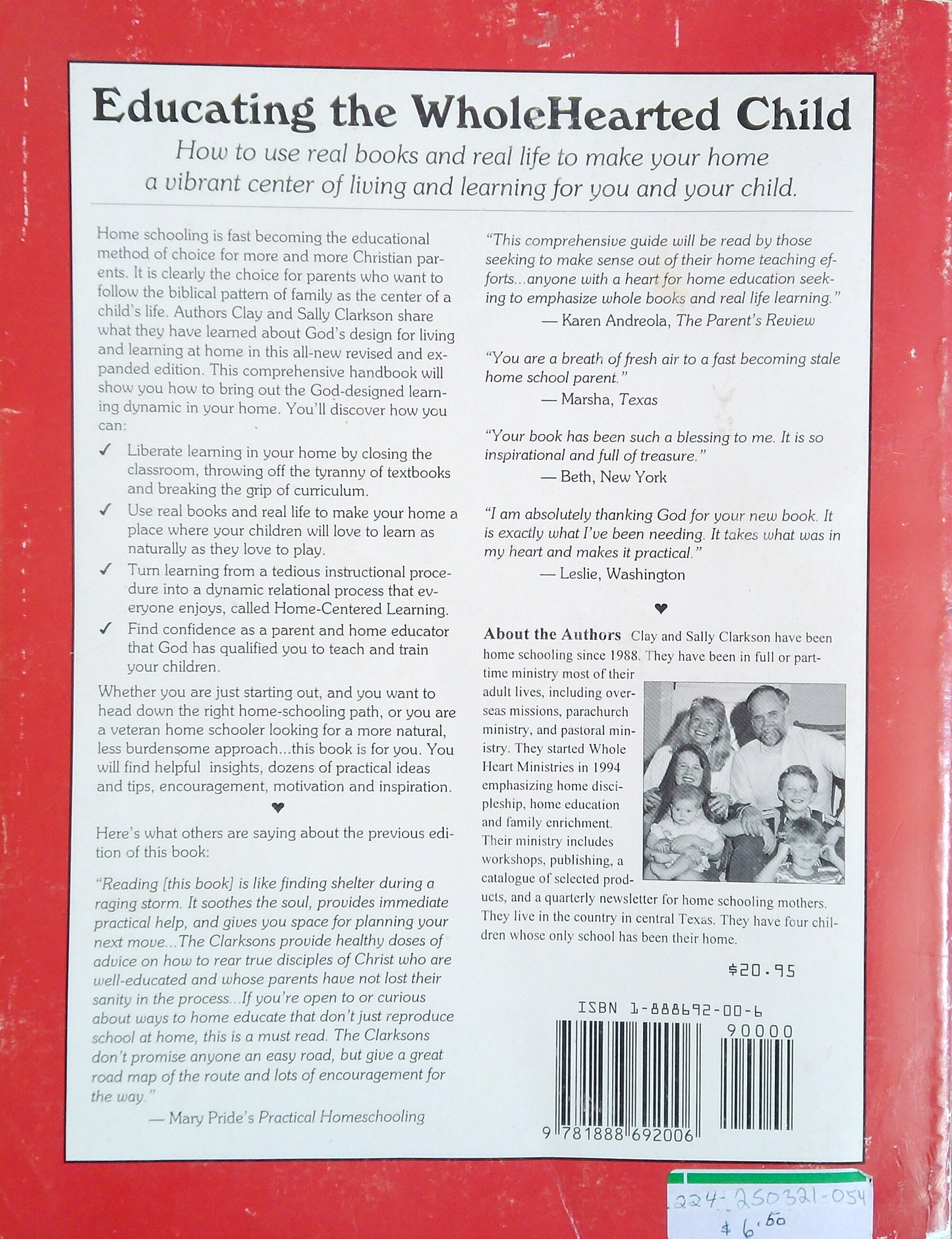 Educating The Whole-Hearted Child