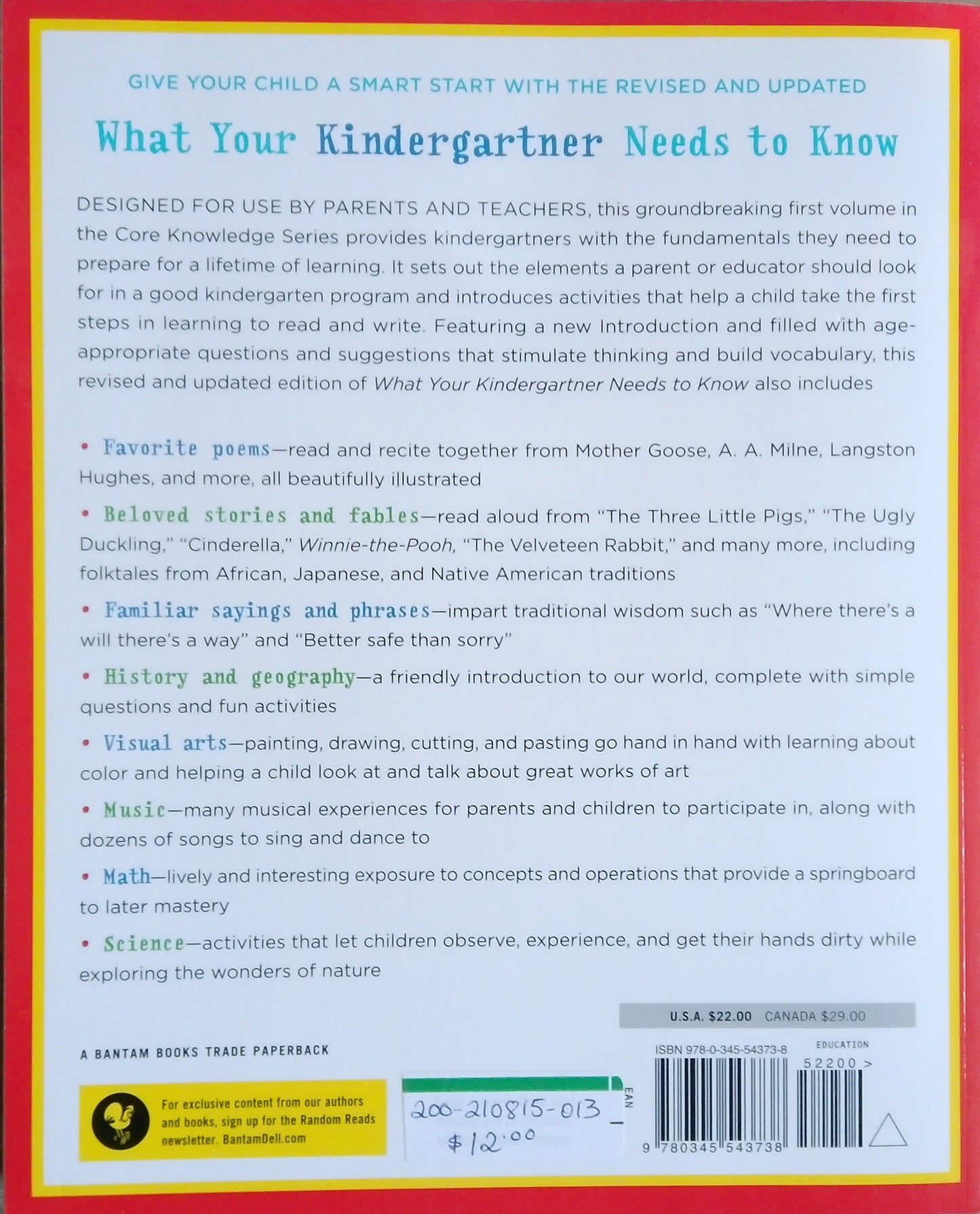 What Your Kindergartener Needs To Know