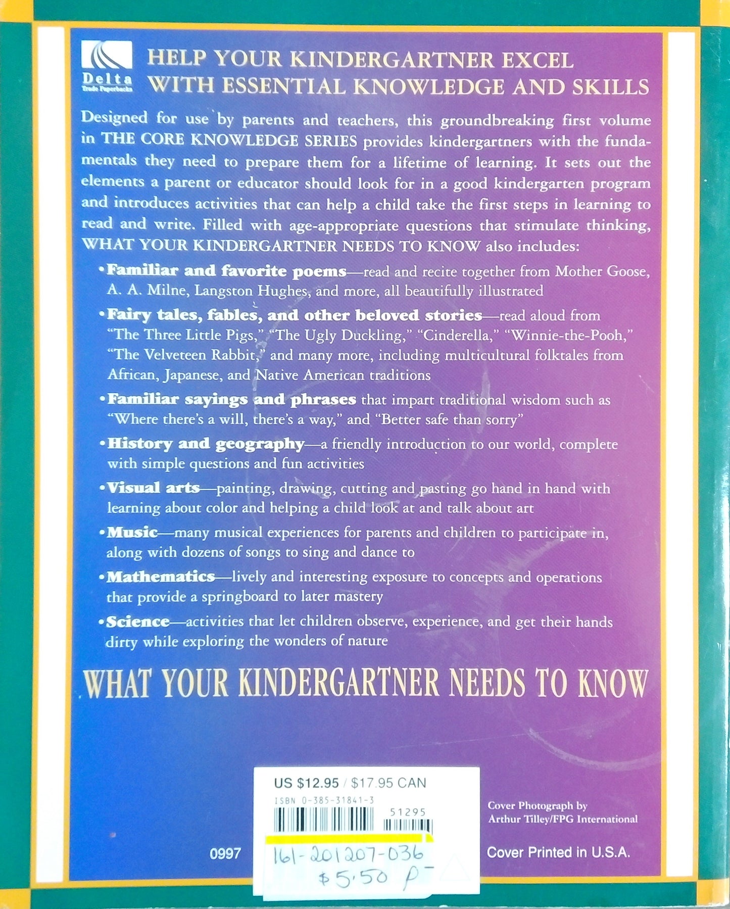 What You Kindergartener Needs To Know