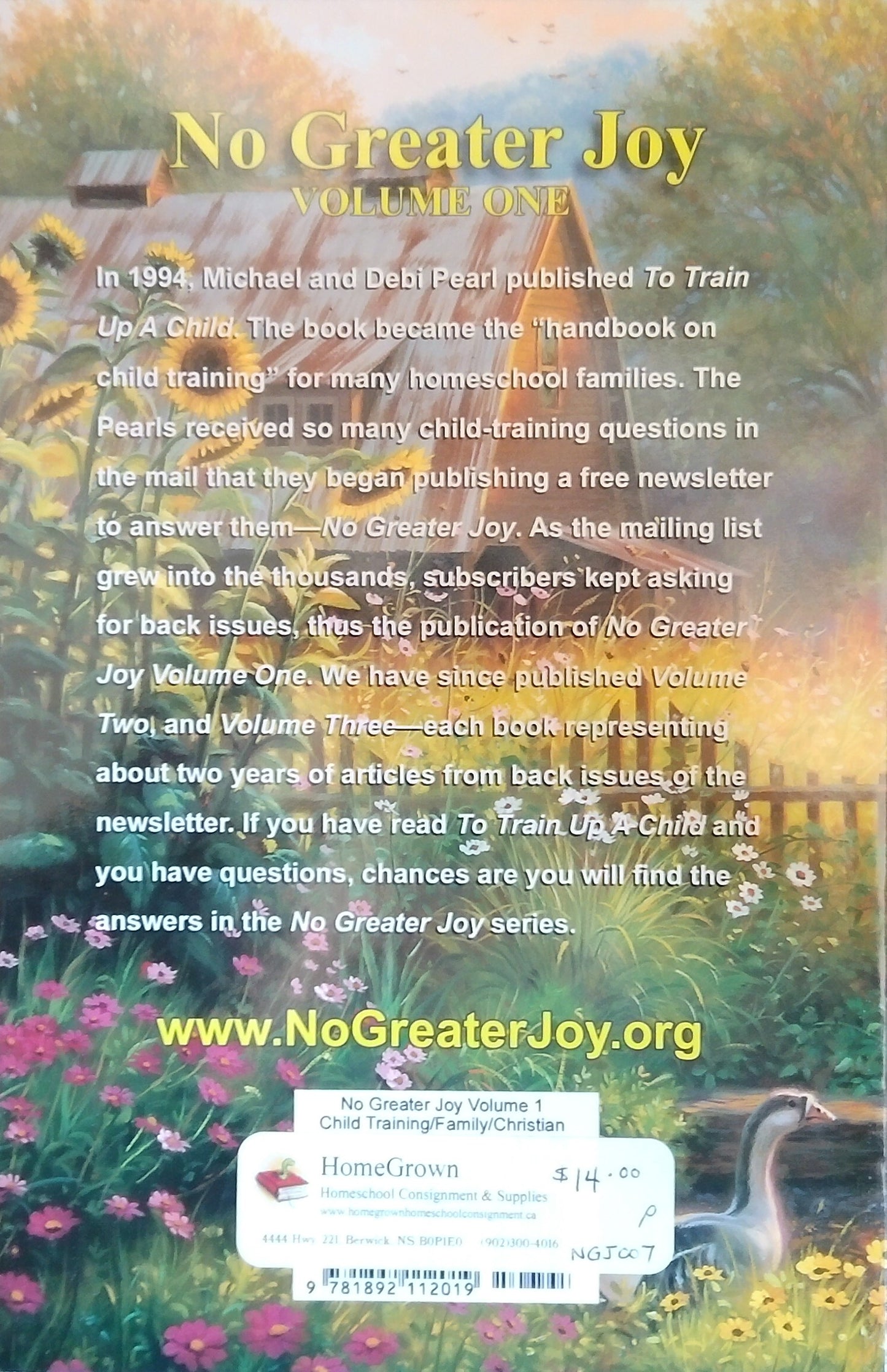 No Greater Joy: Volume 1
