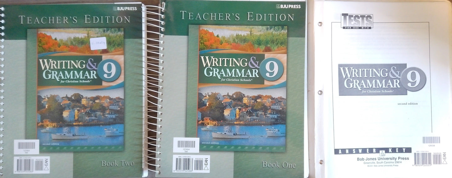 Writing & Grammar 9 Teacher's Bundle