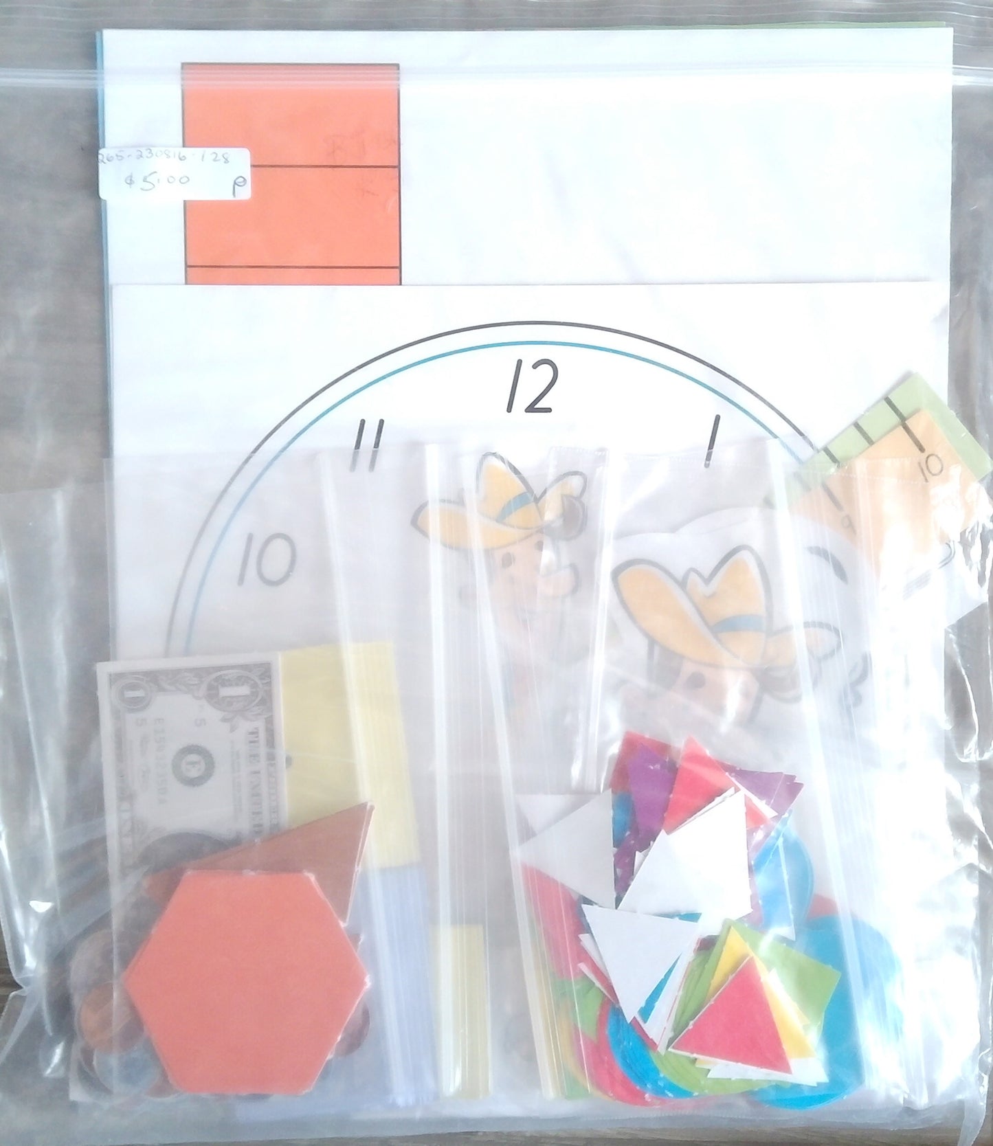 BJU Math K5 Student Manipulatives